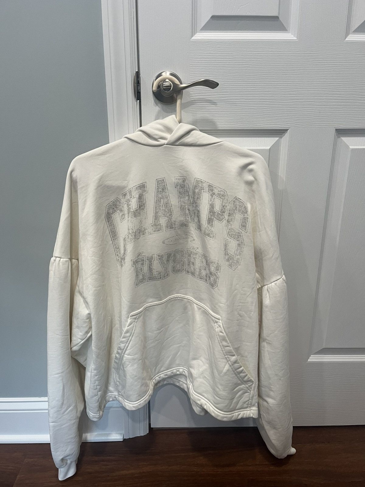 Balenciaga Balenciaga Champ Elysees white hoodie Size US M / EU 48-50 / 2 - 1 Thumbnail