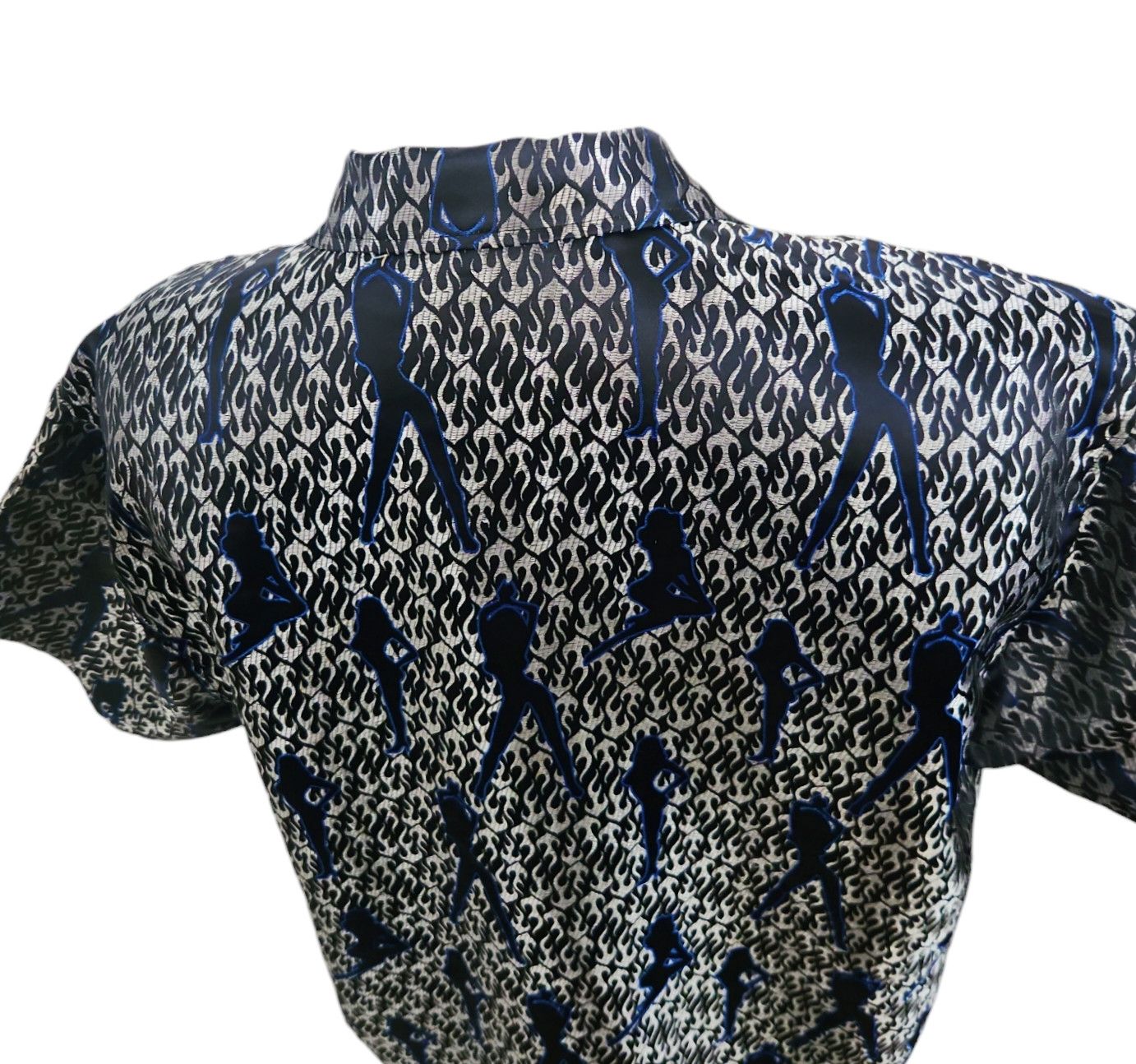 Vintage Vintage MT2 Naked Girls Strippers Rayon Blend All Over Print Size US L / EU 52-54 / 3 - 6 Thumbnail