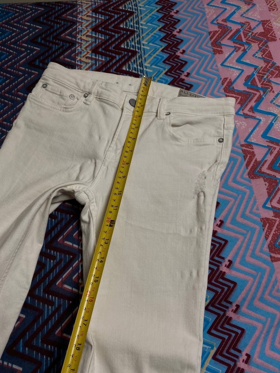 Allsaints Vintage Y2K Allsaints jeans skinny streetwear style size 28 Size 28" / US 6 / IT 42 - 11 Thumbnail