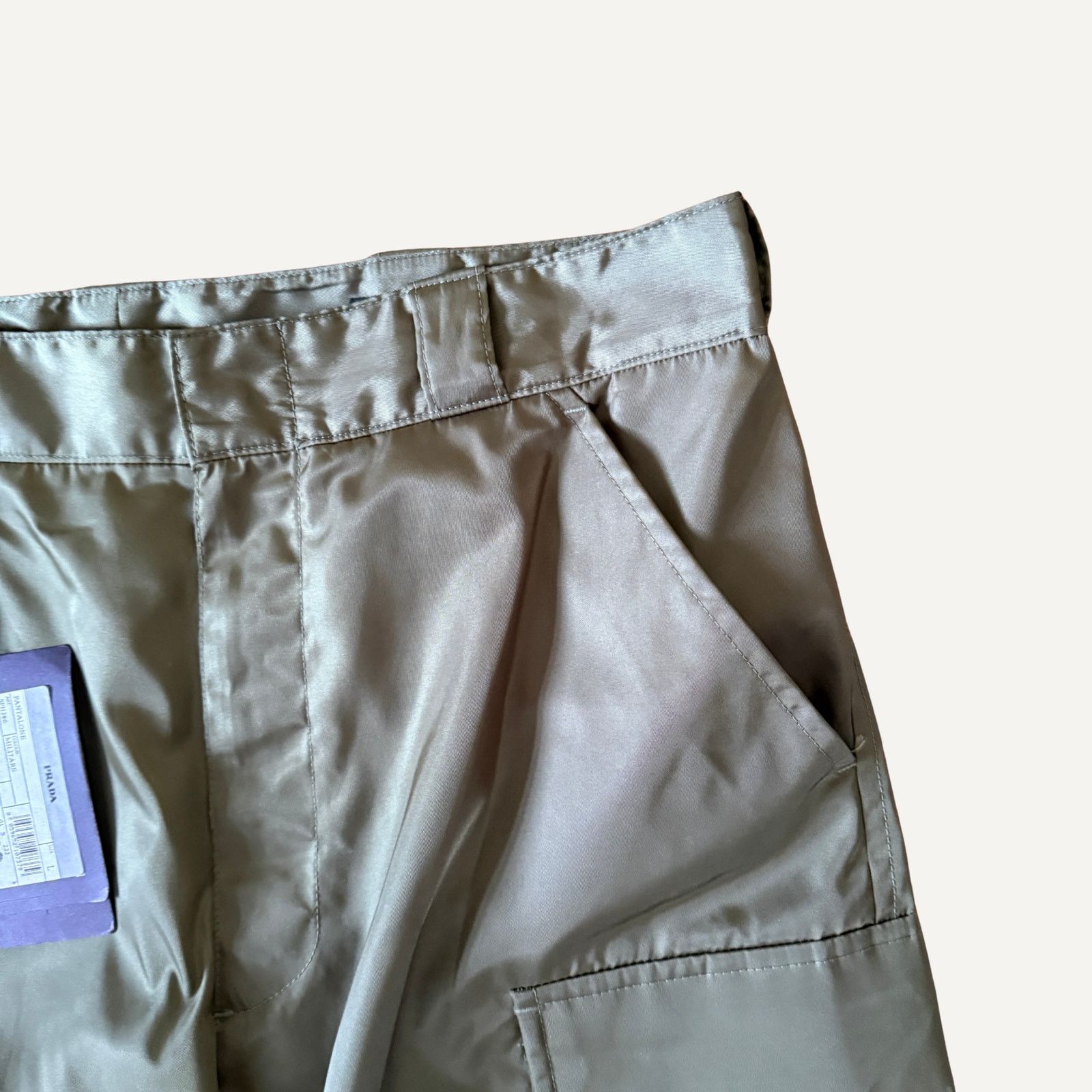 Prada Size 34 - Prada Men's Logo Re-Nylon Straight-Leg Cargo Pants Size US 34 / EU 50 - 5 Thumbnail