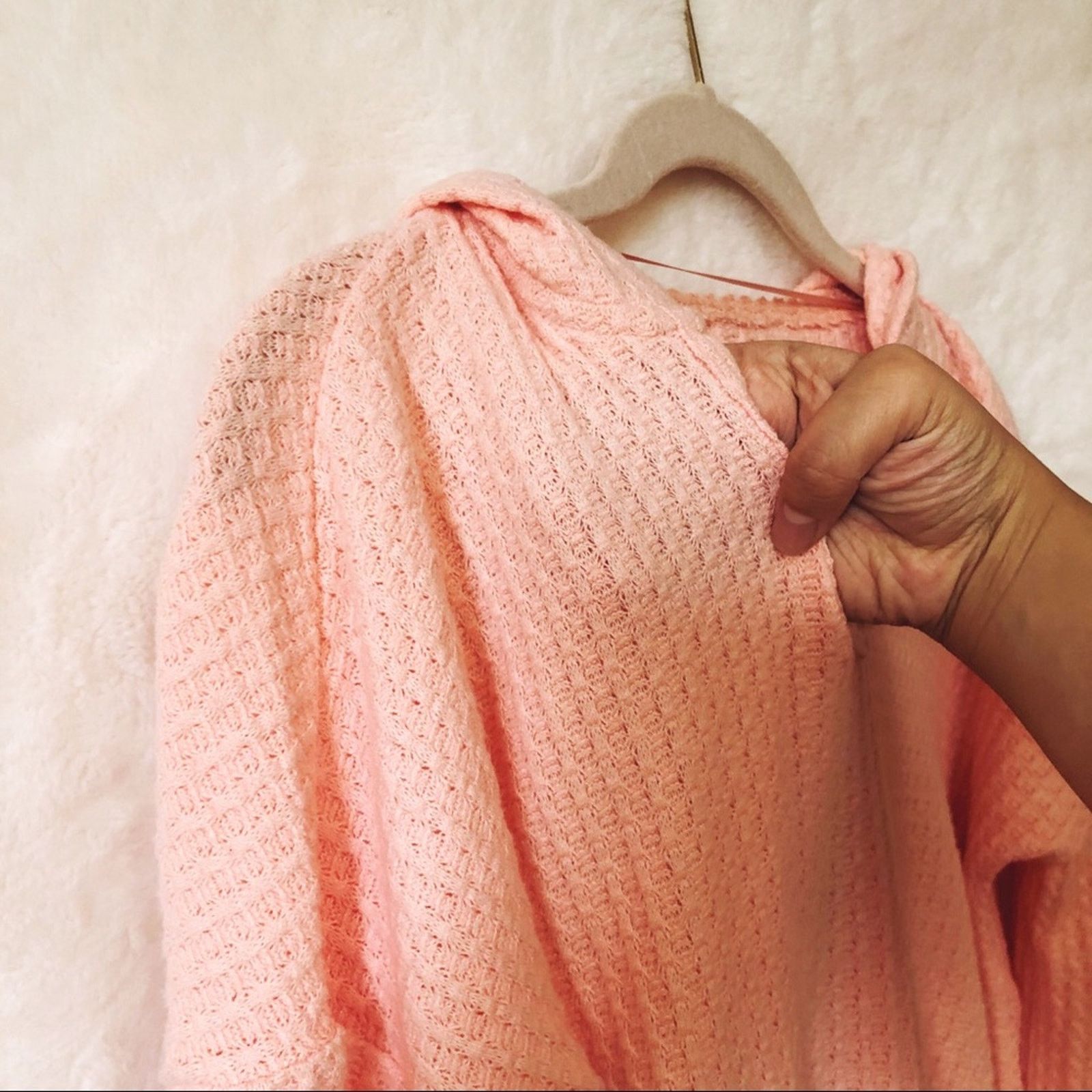 Other Cupio Blush Peach Soft High Low Hoodie Size S / US 4 / IT 40 - 3 Thumbnail