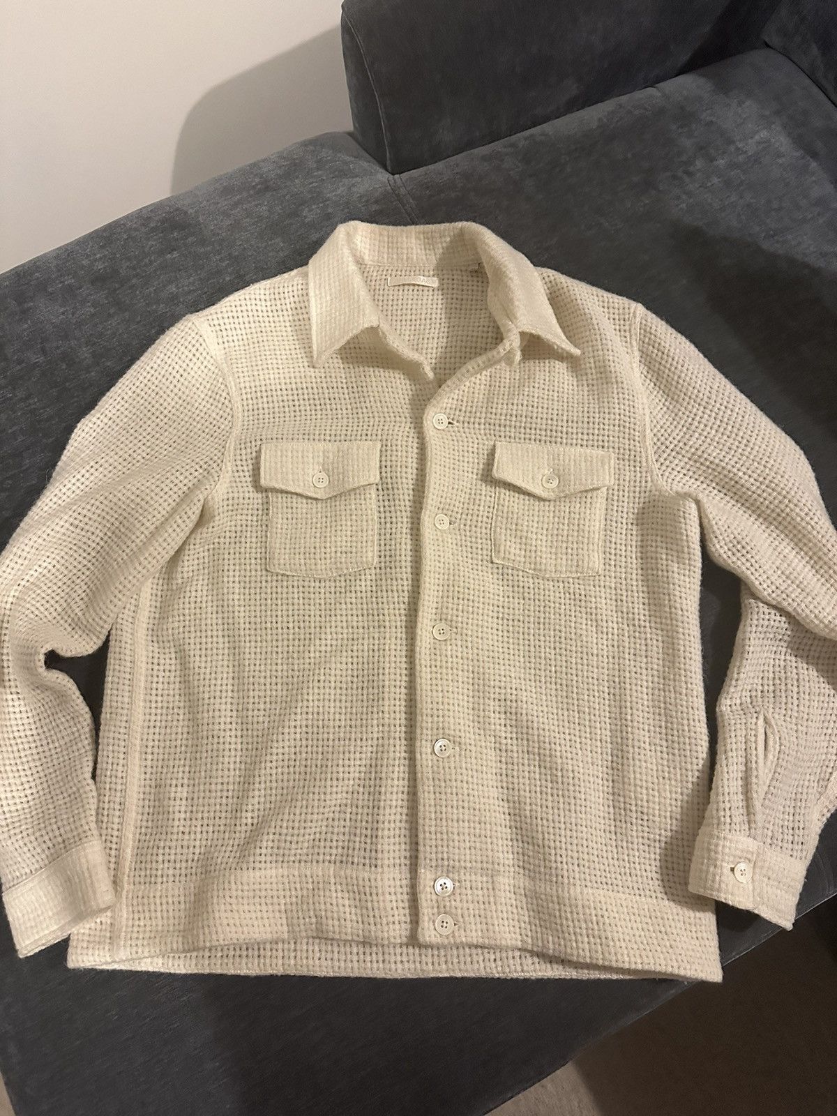 Our Legacy Our Legacy Wool and Mohair Button Up Size US S / EU 44-46 / 1 - 1 Thumbnail