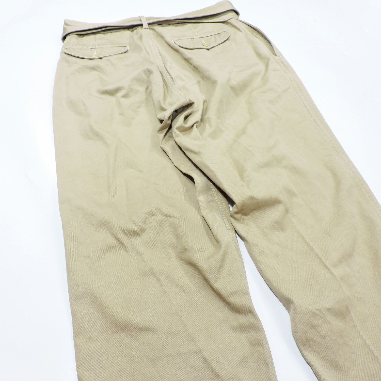 Comoli COMOLI BELTED CHINO LONG PANTS Size US 31 - 10 Thumbnail