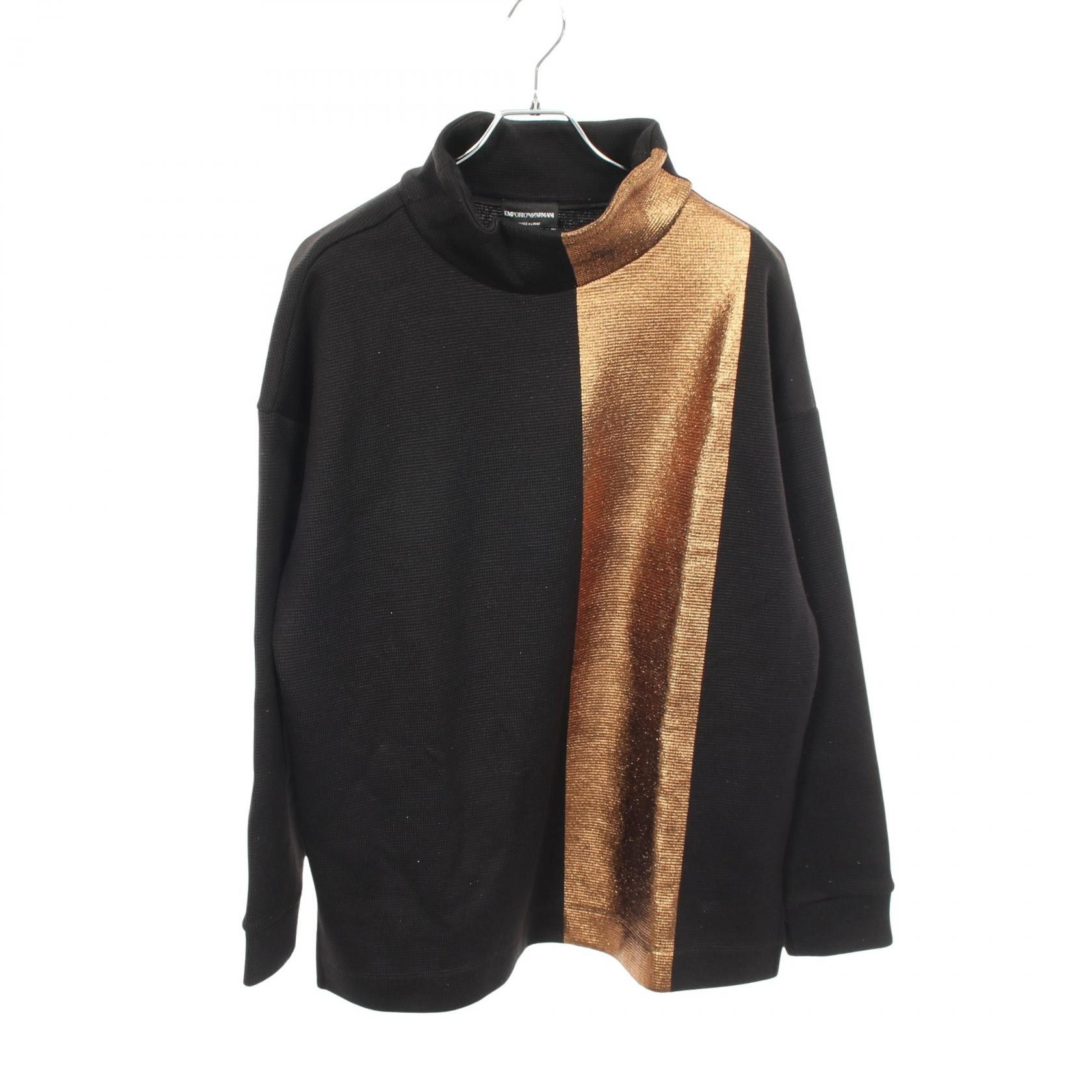 Emporio Armani Emporio Armani Emporio Armani Wool Turtleneck Knit Textile Tops 6Z1M6Z1J3GZ DUTY FREE for USA Size ONE SIZE - 1 Thumbnail
