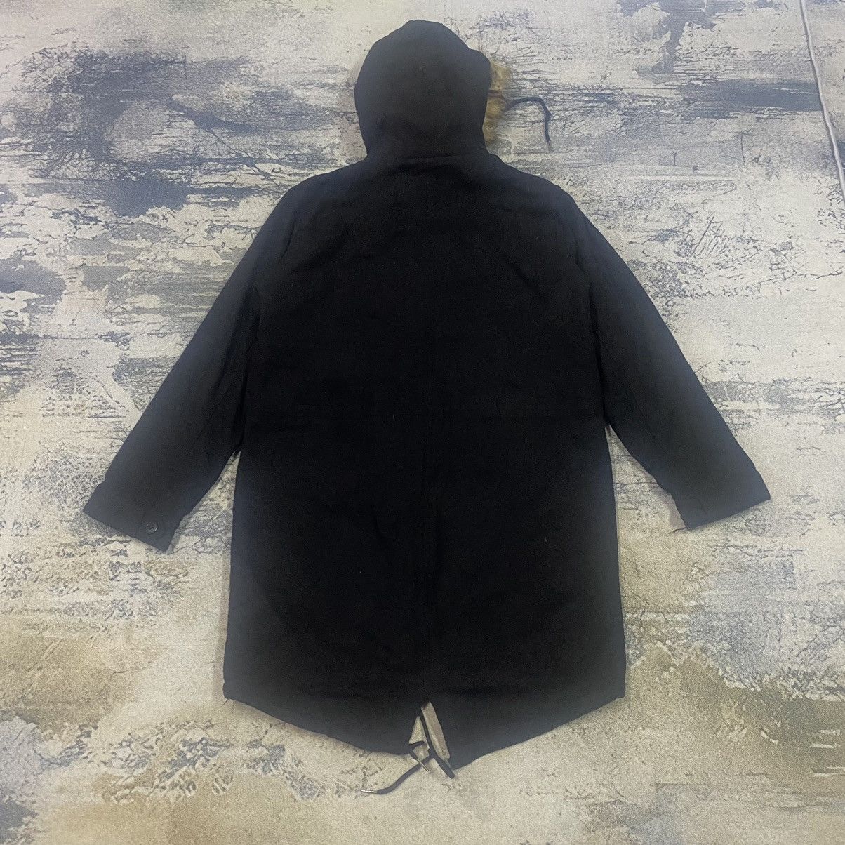 Vintage Vintage Temption Fluffy Fish Tail Black Military Jacket Size US M / EU 48-50 / 2 - 2 Thumbnail
