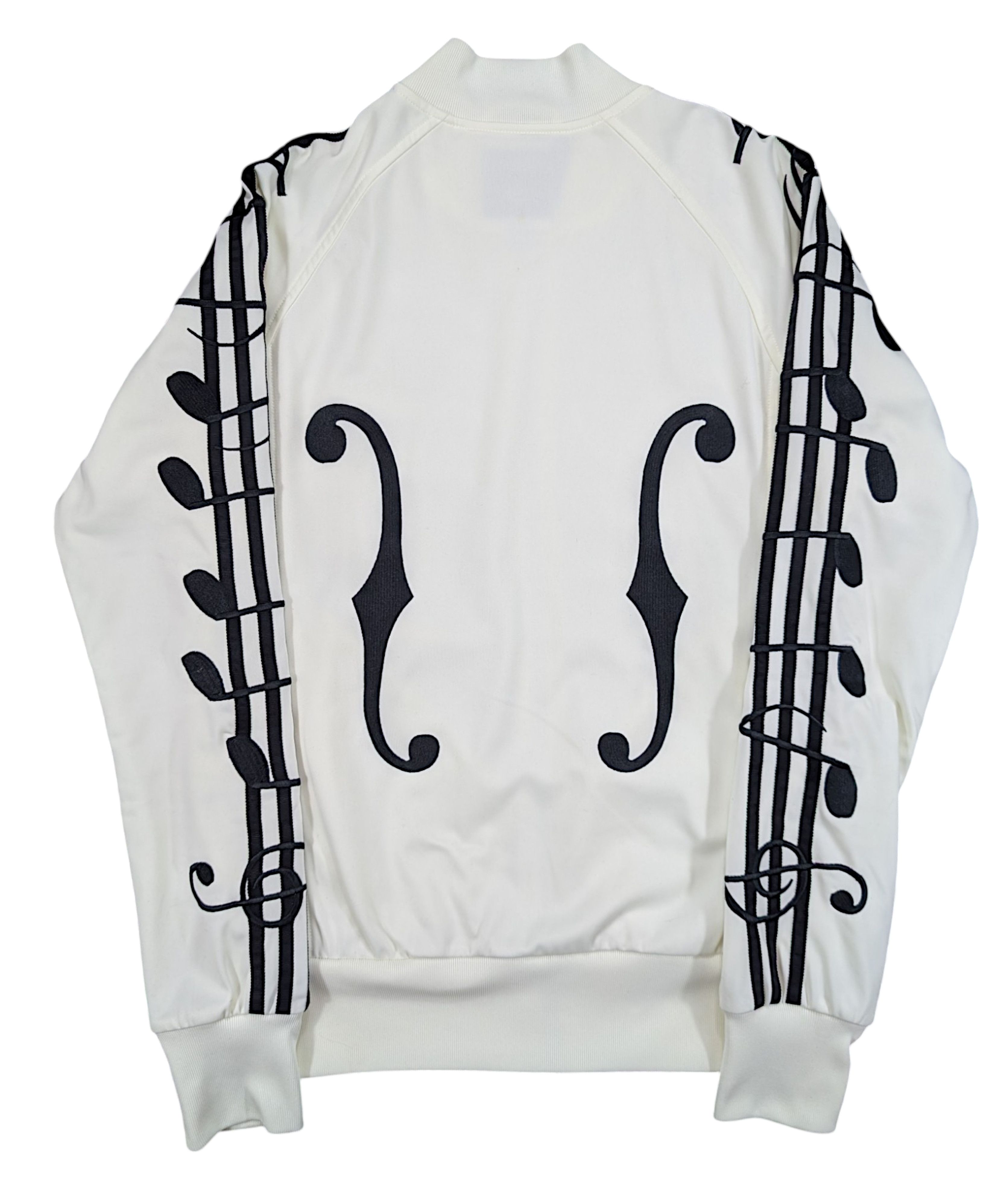 Jeremy Scott Jeremy Scott x Adidas Music Notes White Track Jacket