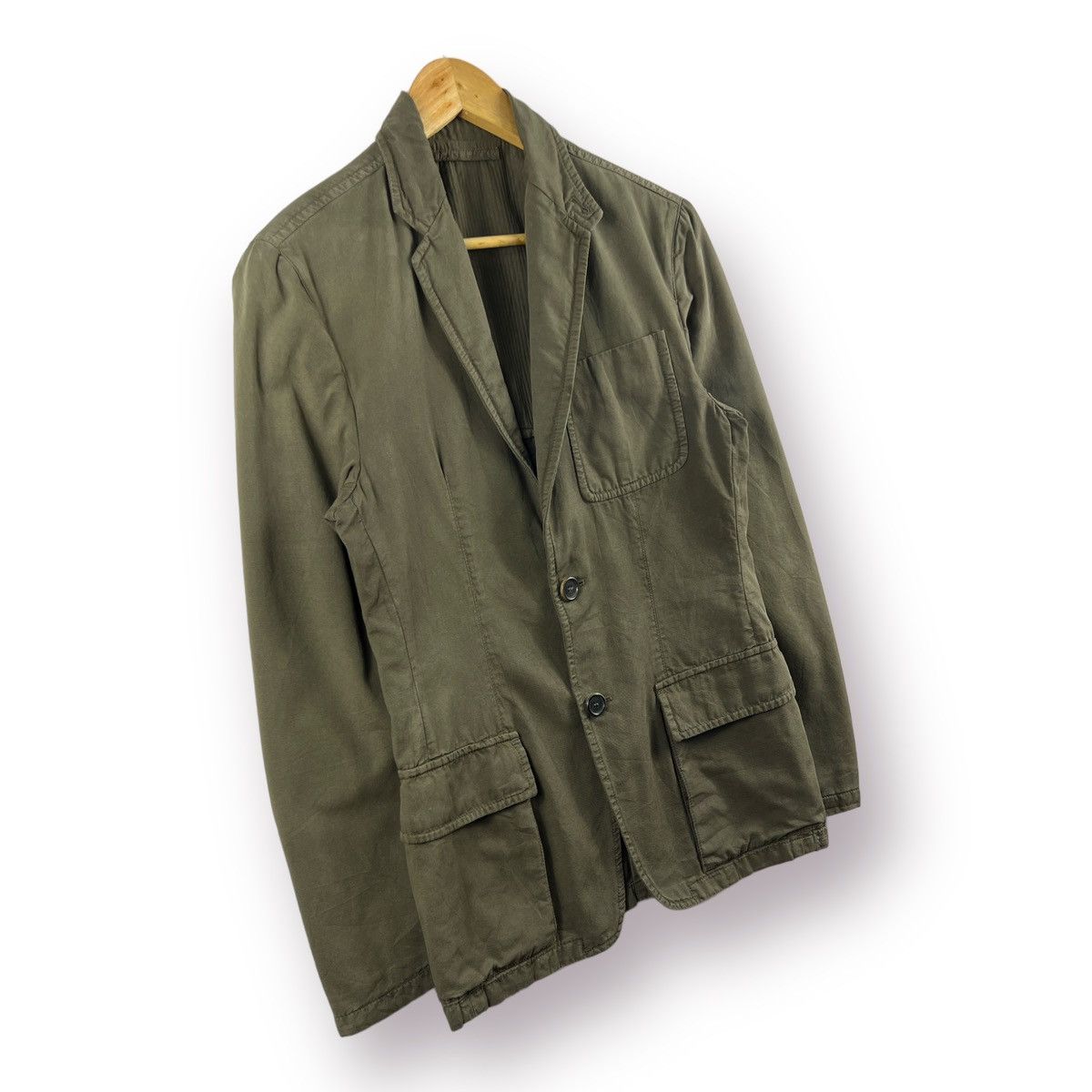 Prada ⚡️VTG PRADA MIDWEIGHT COTTON DUCK CANVAS BLAZER JACKET - 48 Size US M / EU 48-50 / 2 - 3 Thumbnail
