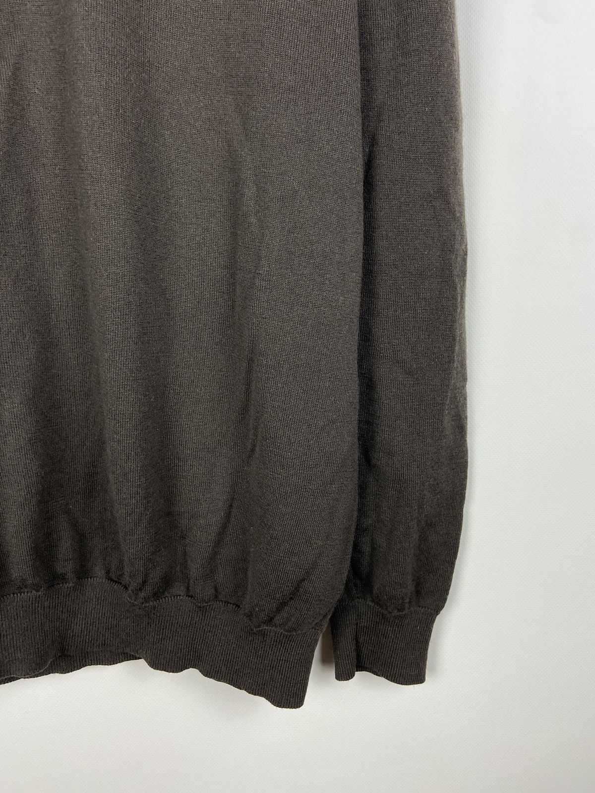 Balmain × Vintage Vintage Balmain Sweatshirt Collared Button Long Sleeve Wool Size US XL / EU 56 / 4 - 6 Thumbnail