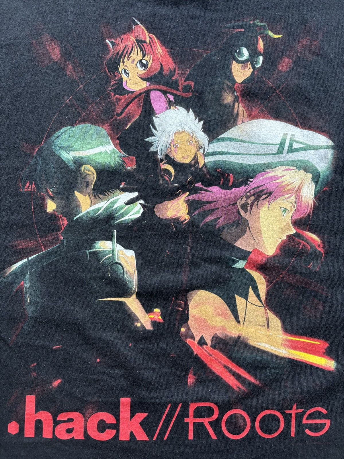 Anime 2006 vintage .hack//roots Japan anime cartoon promo shirt Size US XL / EU 56 / 4 - 2 Thumbnail