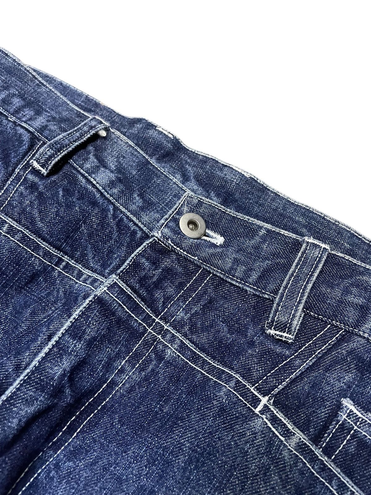 Beauty Beast × Japanese Brand TJan. Japan Panel Baggy Cargo Loose Jeans Size US 36 / EU 52 - 13 Thumbnail