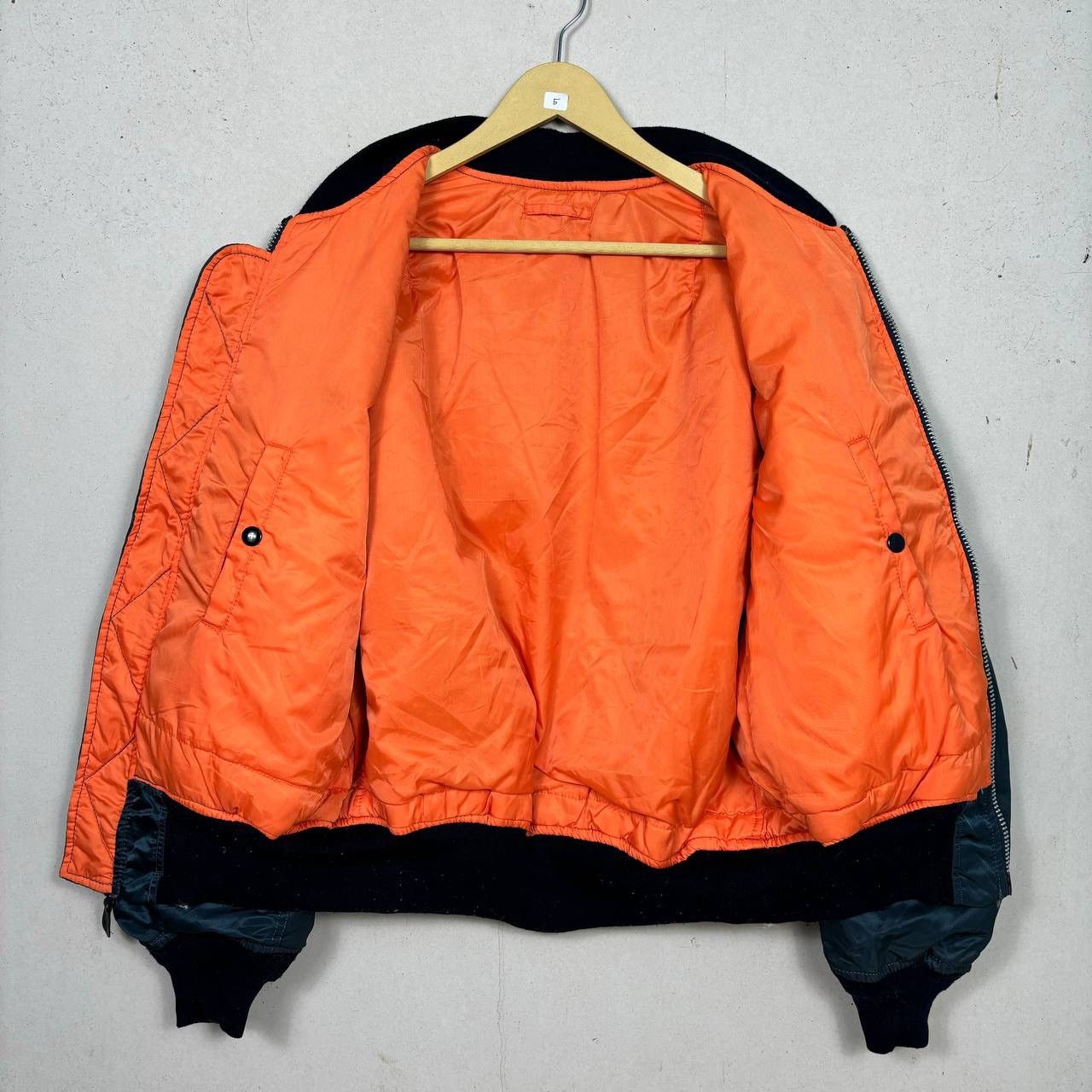 Other Vtg USAF MA-1 Flight Jacket MIL-J-8279 Navy Bomber Jacket Size US M / EU 48-50 / 2 - 3 Thumbnail