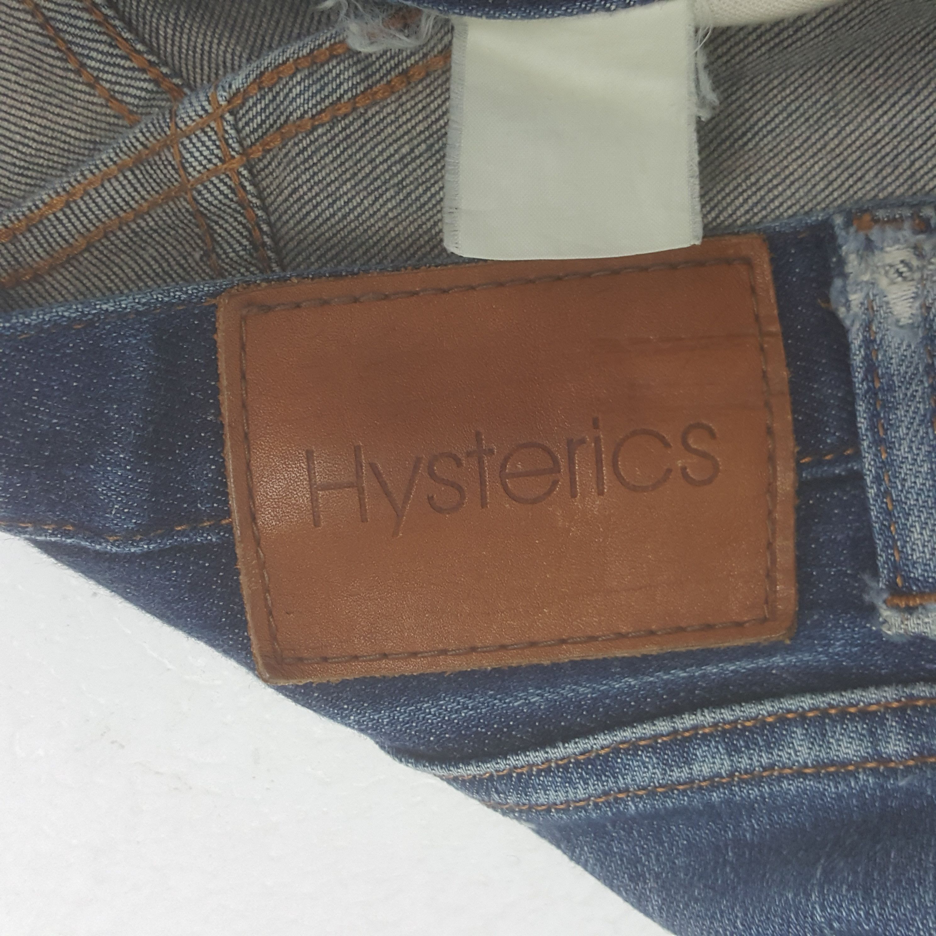 Hysteric Glamour × If Six Was Nine × Vintage Vintage Hysteric Glamour Custom Logo Pocket Denim Jeans Size 27" / US 4 / IT 40 - 14 Thumbnail