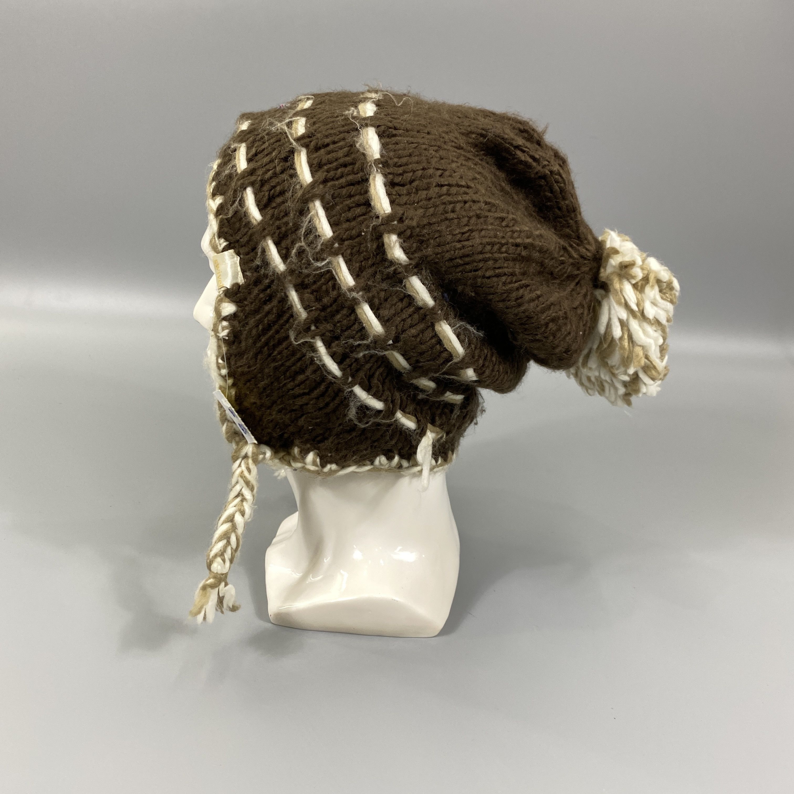 Japanese Brand Swivel Ear Flap Knit Hat -BN836 Size ONE SIZE - 1 Thumbnail