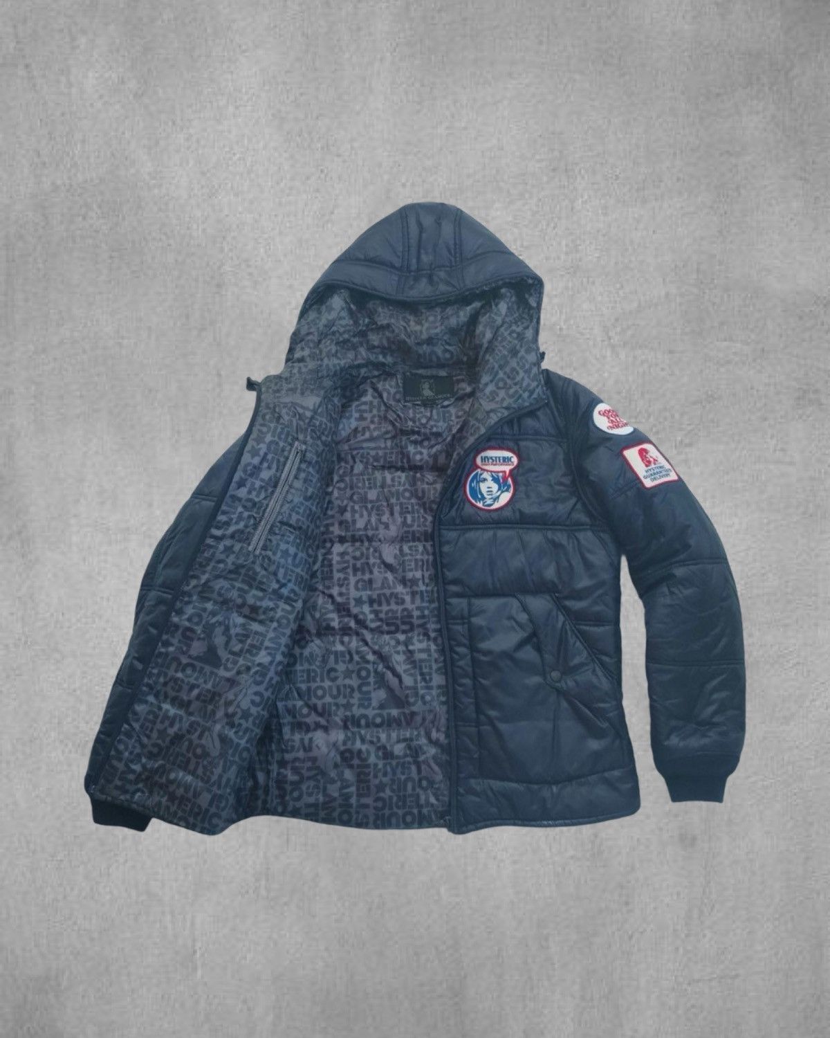 Hysteric Glamour Hysteric Glamour 🇯🇵“Patched” Puffer Jacket Size US L / EU 52-54 / 3 - 3 Thumbnail