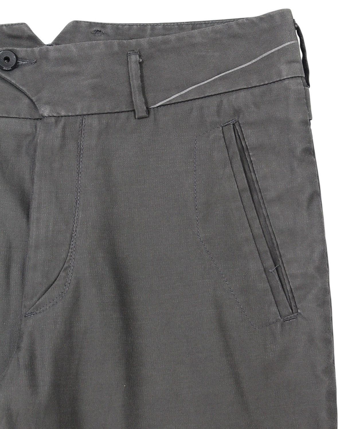 Designer × Diesel FW2009 DIESEL PANORAMY GREY TAPERED TROUSERS Size US 29 - 4 Thumbnail