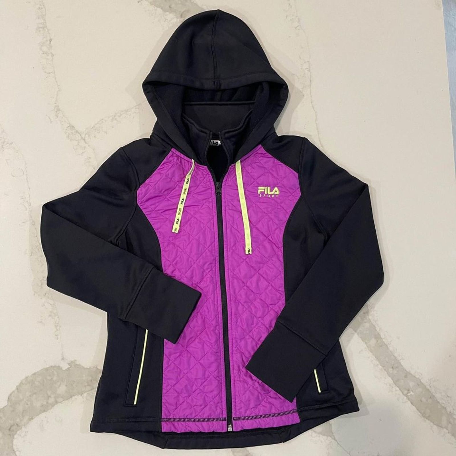 Purple fila jacket online