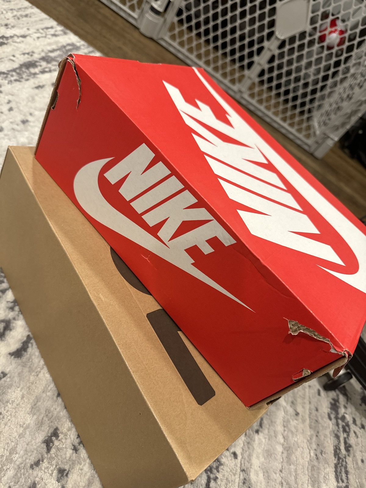 Nike Nike air max 97 Wolf Grey/radiant red-black size 10.5 Size US 10.5 / EU 43-44 - 3 Thumbnail