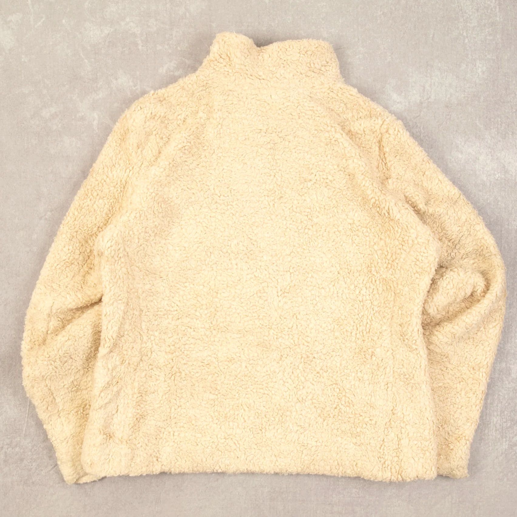 Pendleton VINTAGE Pendleton Full Zip Fleece Women's Cream Medium Jacket Short Sleeve Long Sleeve Regular XS? Size M / US 6-8 / IT 42-44 - 2 Thumbnail