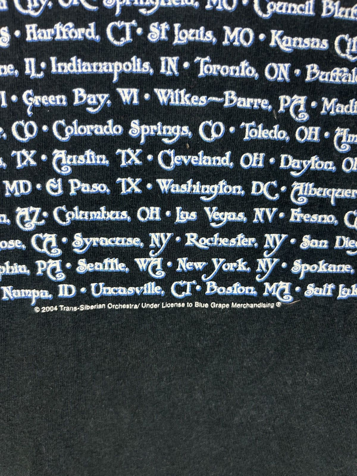 Band Tees × Vintage Vintage Y2K Trans Siberian Ochestrq Winter Tour Size US M / EU 48-50 / 2 - 5 Thumbnail