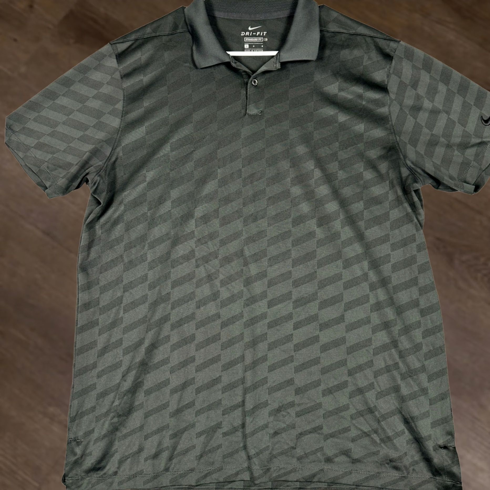 Nike × Supreme Nike Supreme Jacquard Polo Shirt Black | Grailed