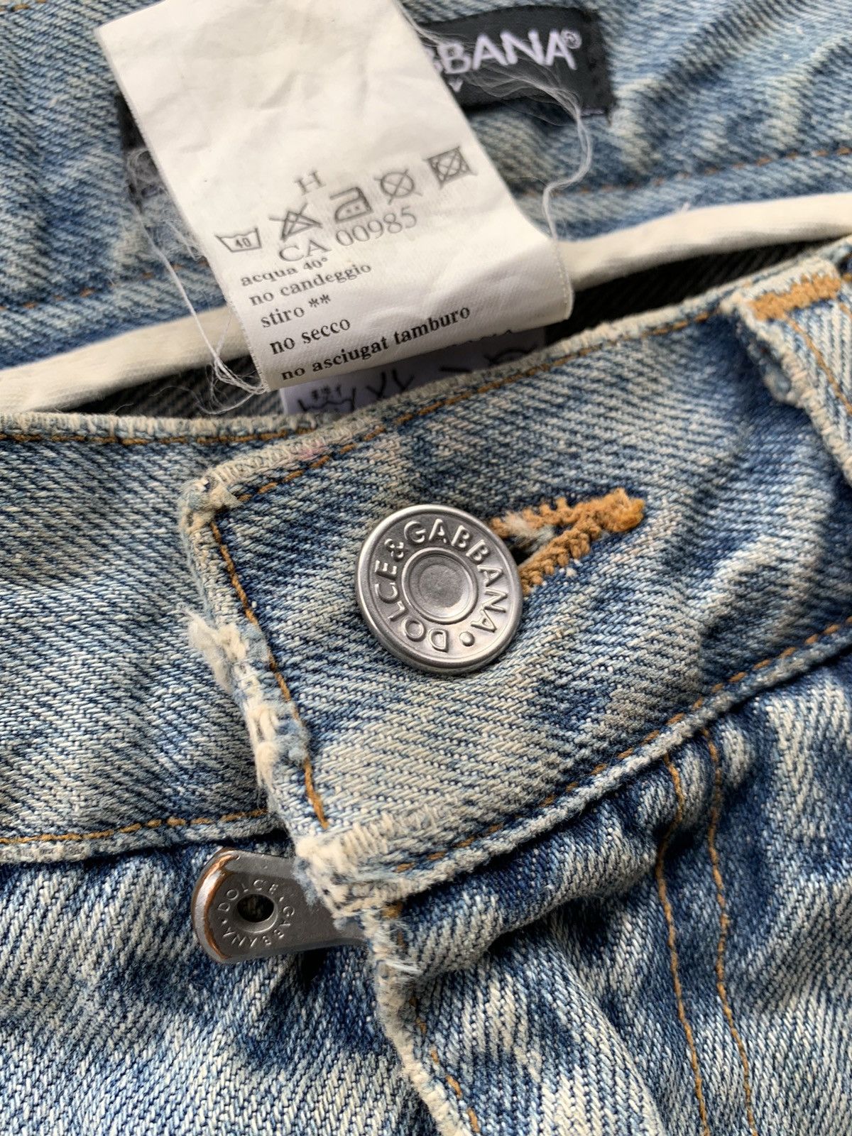 Dolce & Gabbana Distressed Denim