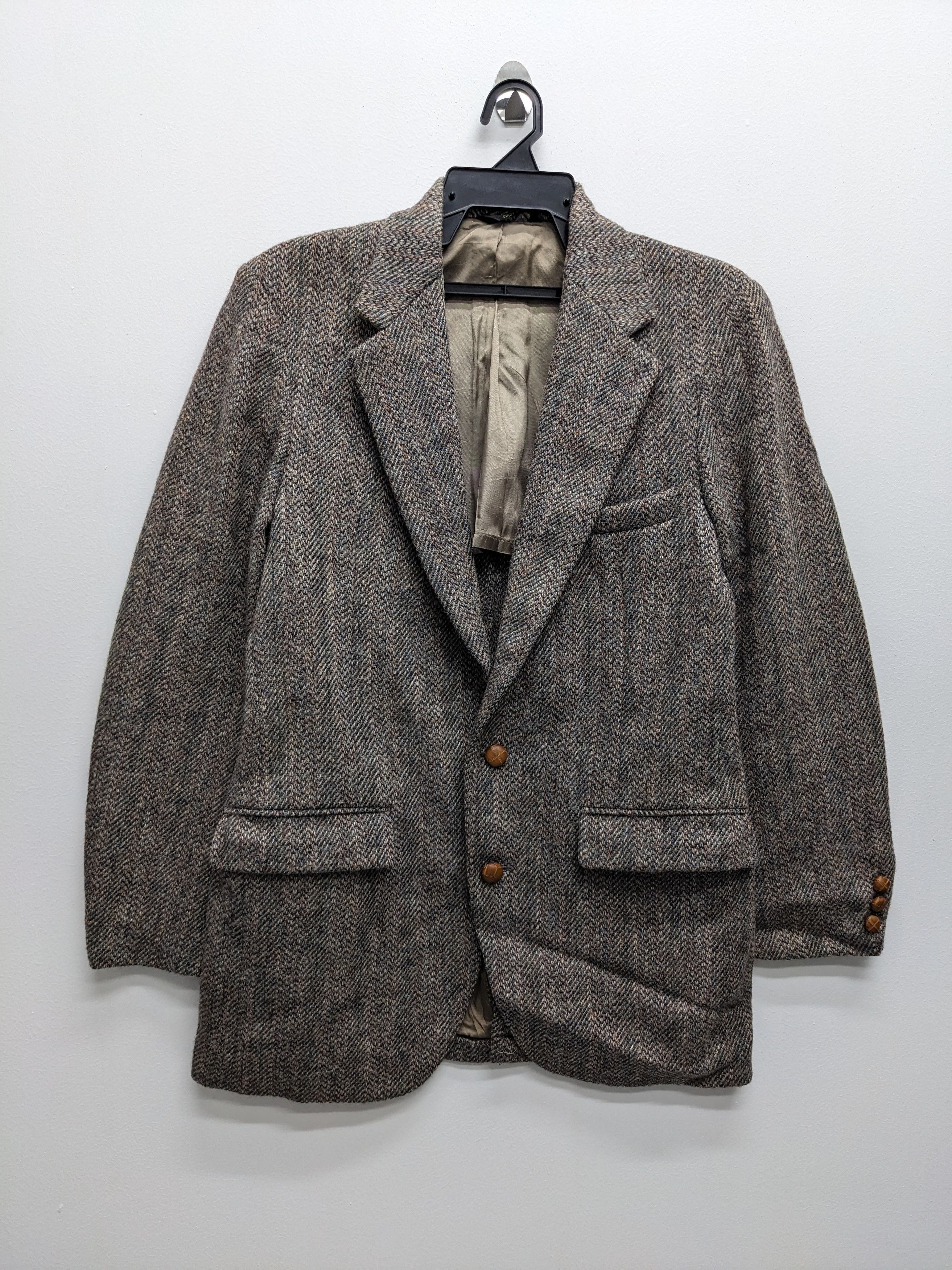 Harris Tweed HARIS TWEED SCOTTISH WOOL BLAZER Size US S / EU 44-46 / 1 - 1 Thumbnail