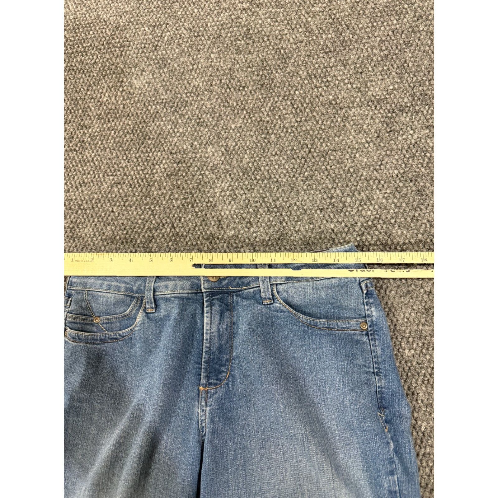 NYDJ NYDJ Jeans Womens 8 Blue Skinny Stretch Denim Light Wash 5-Pocket Regular Inseam 30in Size 30" / US 8 / IT 44 - 4 Thumbnail