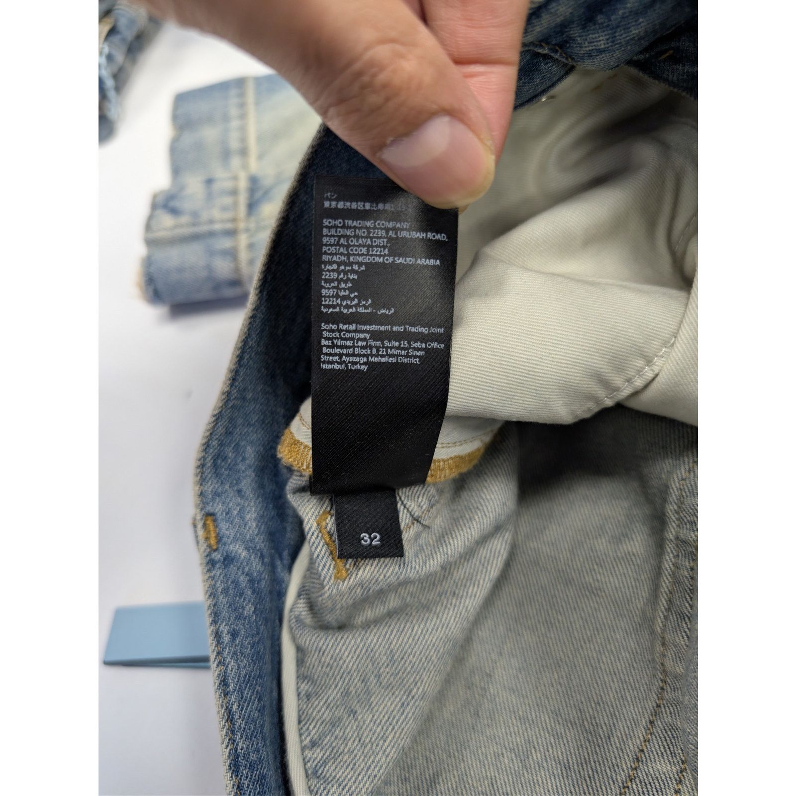 Amiri o1rshd1 Amiri Straight Leg Flare Jean Denim Antique Indigo Size US 32 / EU 48 - 21 Thumbnail