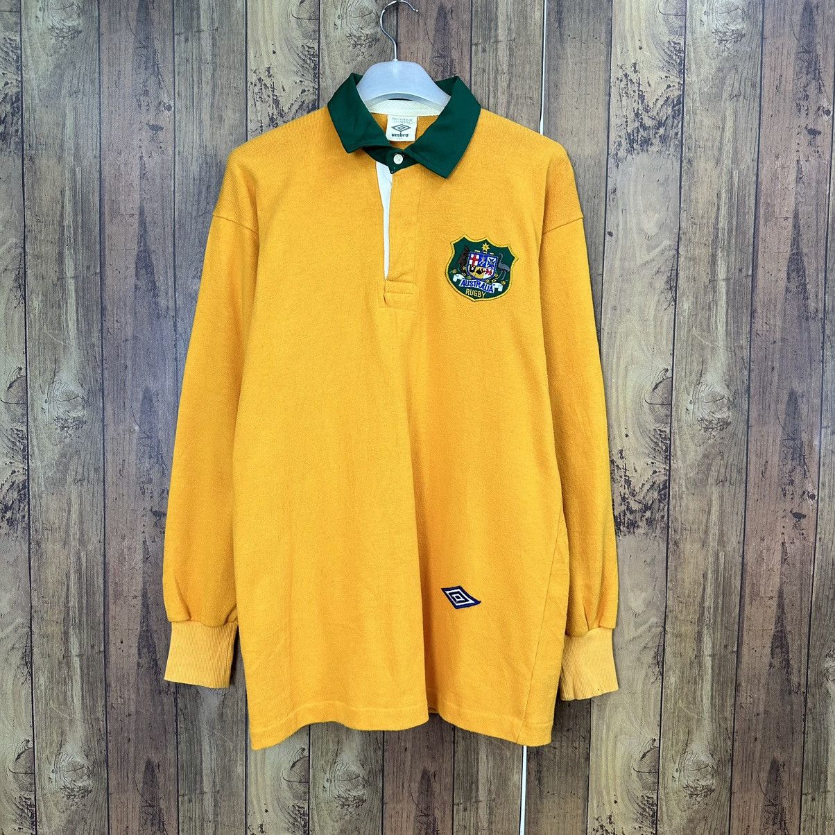 Umbro Vintage Australia Rugby Umbro Champion Polo A689 Size US L / EU 52-54 / 3 - 1 Thumbnail