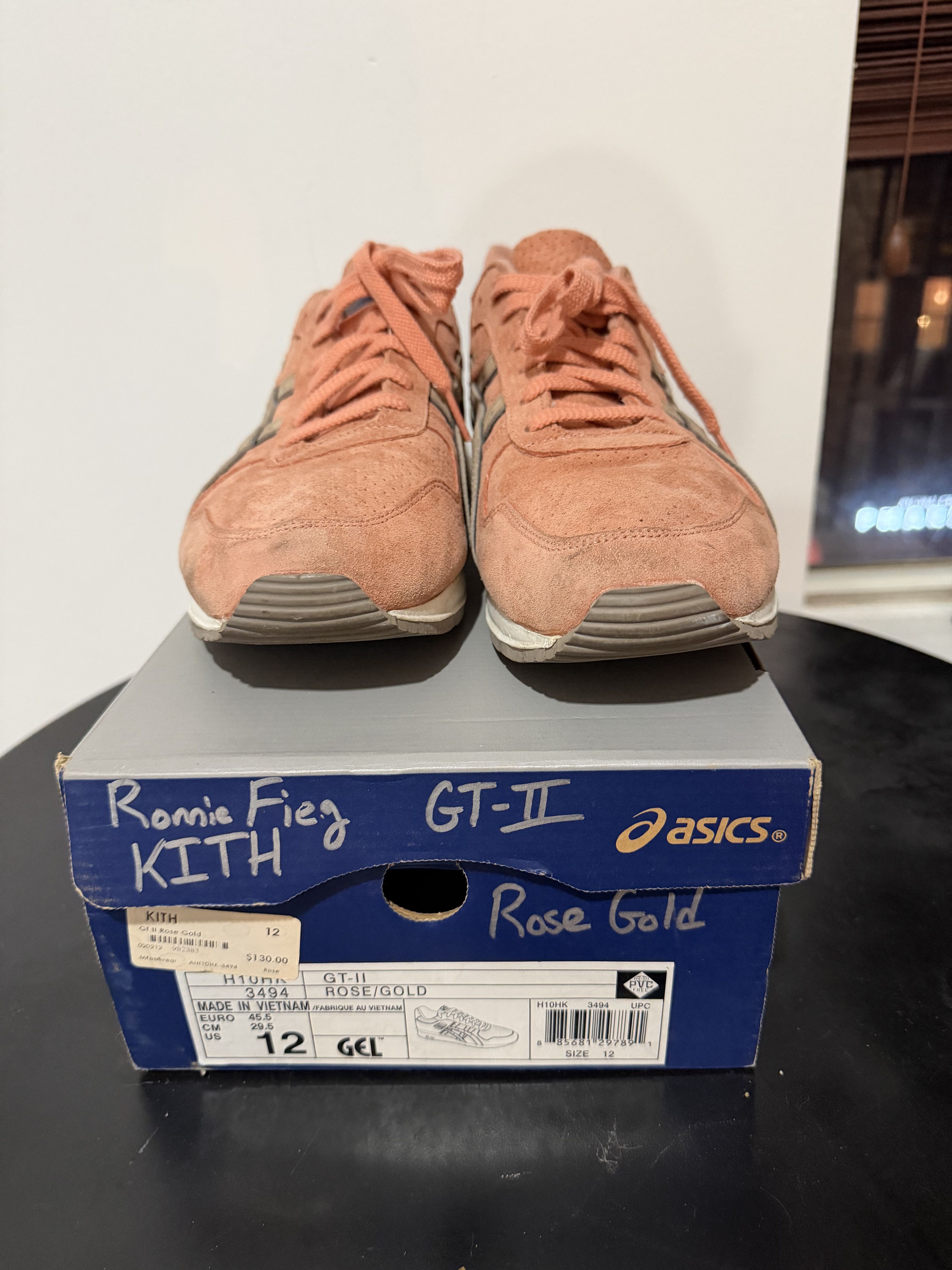 Asics × Kith ASICS x Kith GT 2 Rose Gold Size US 12 / EU 45 - 4 Thumbnail