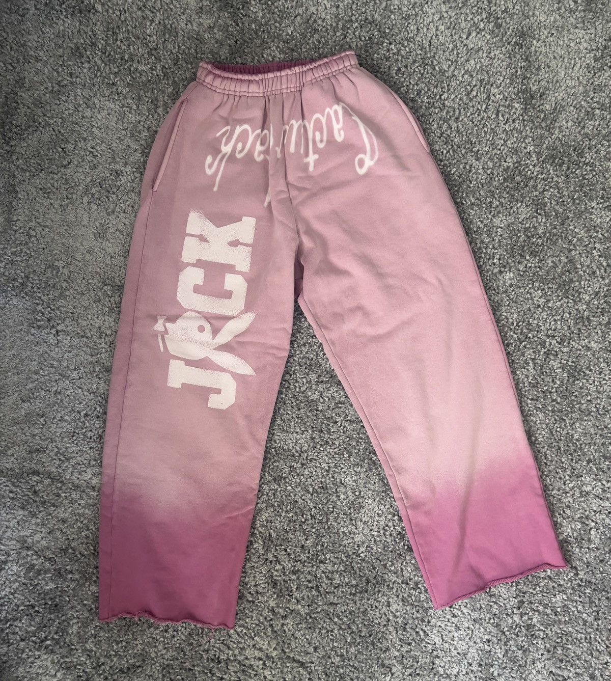 Travis Scott Travis Scott X Playboy Sweatpants Cactus Jack Pink Small New |  Grailed