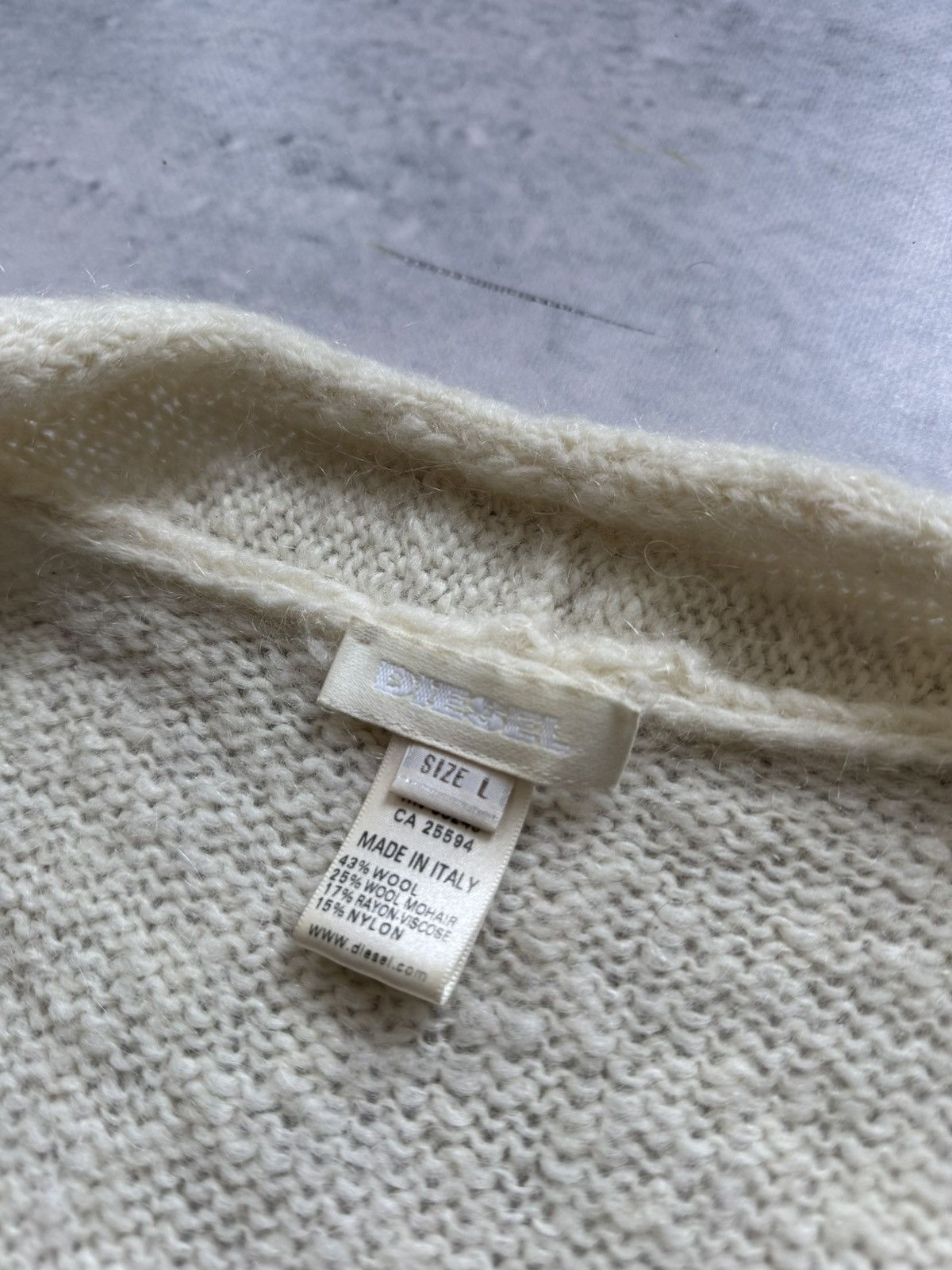 Diesel × Japanese Brand 🐁DIESEL Y2K vintage wmns wool vest Japanese style Size L / US 10 / IT 46 - 8 Thumbnail