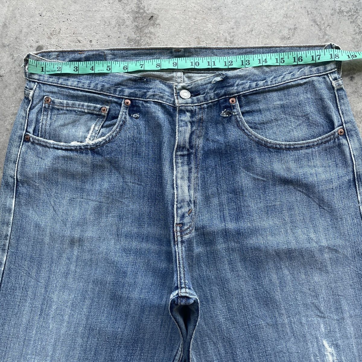 Levi's Vintage Levi’s 534 Distressed Faded Relaxed Jeans Pants W36 Size US 36 / EU 52 - 5 Thumbnail