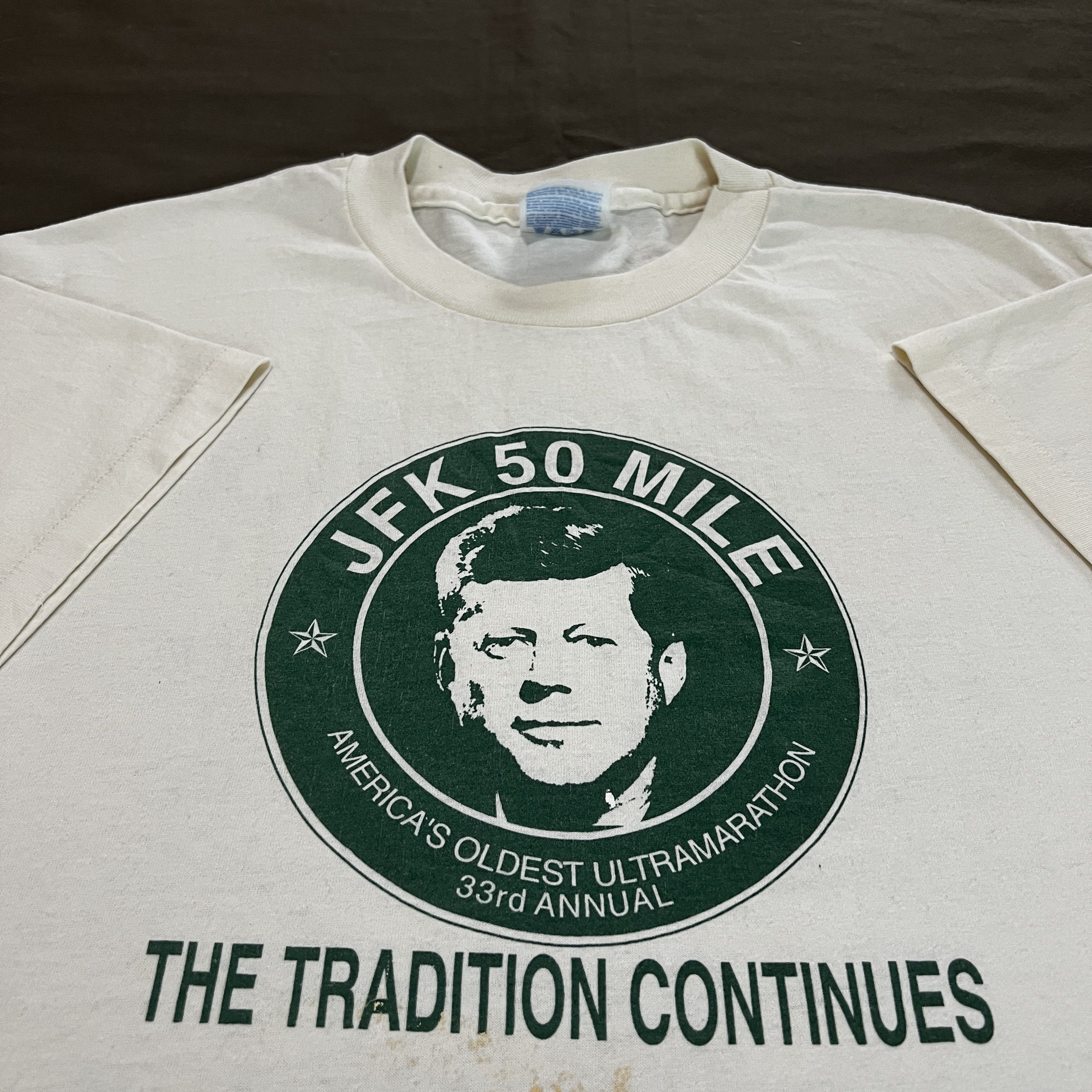 Vintage 90s John F Kennedy JFK 50 Mile Promo Tee