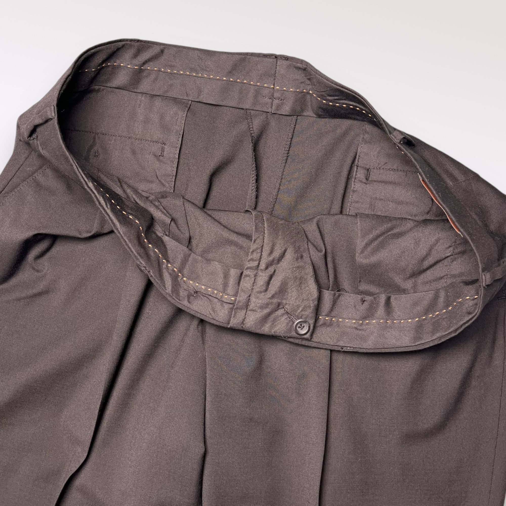 Dockers VTG Dockers Premium Wool Blend Trousers Black Pleated 42 X 3 Size US 42 / EU 58 - 4 Thumbnail