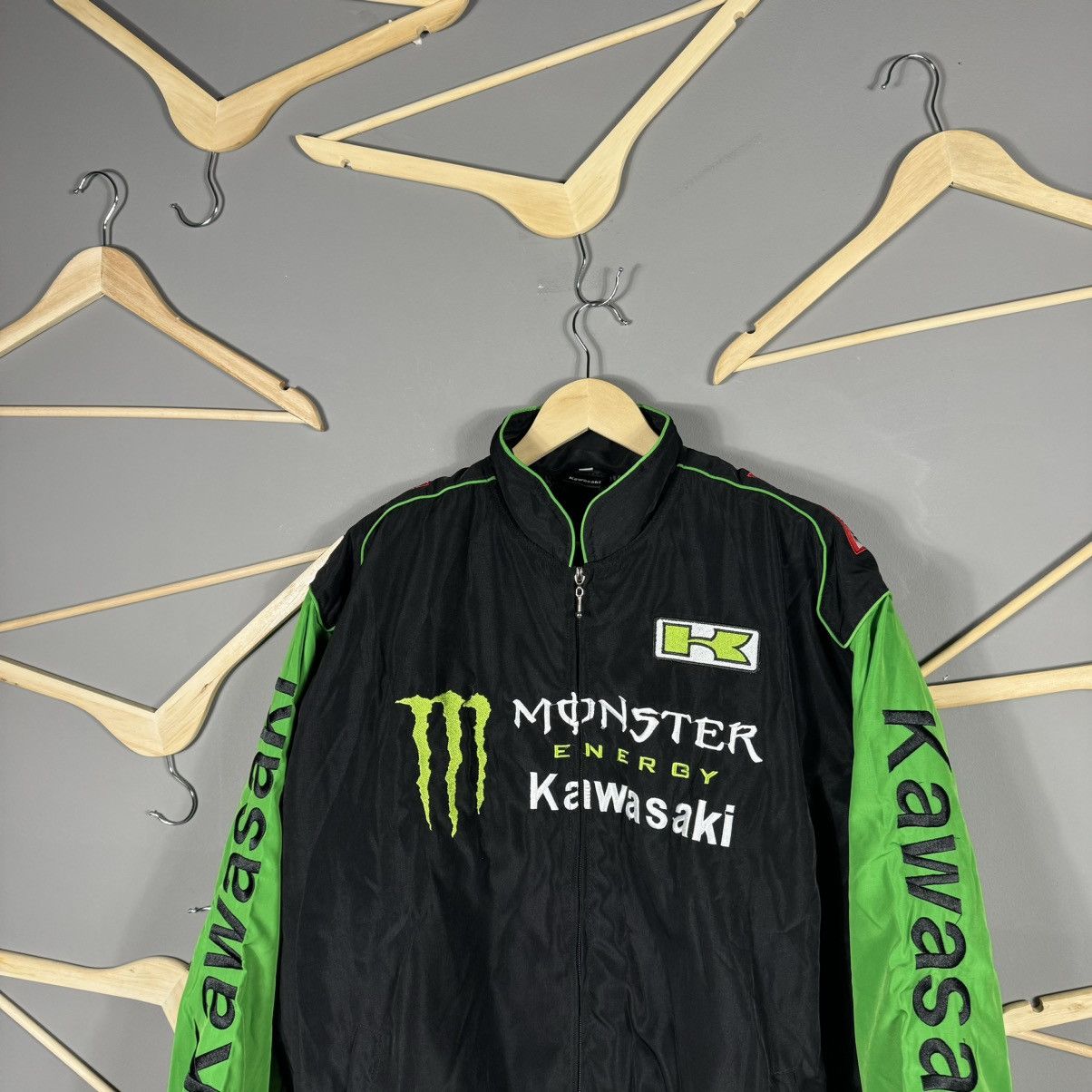 Formula 1 Vintage Kawasaki Monster Energy F-1 Racing Jacket Size US XL / EU 56 / 4 - 5 Thumbnail