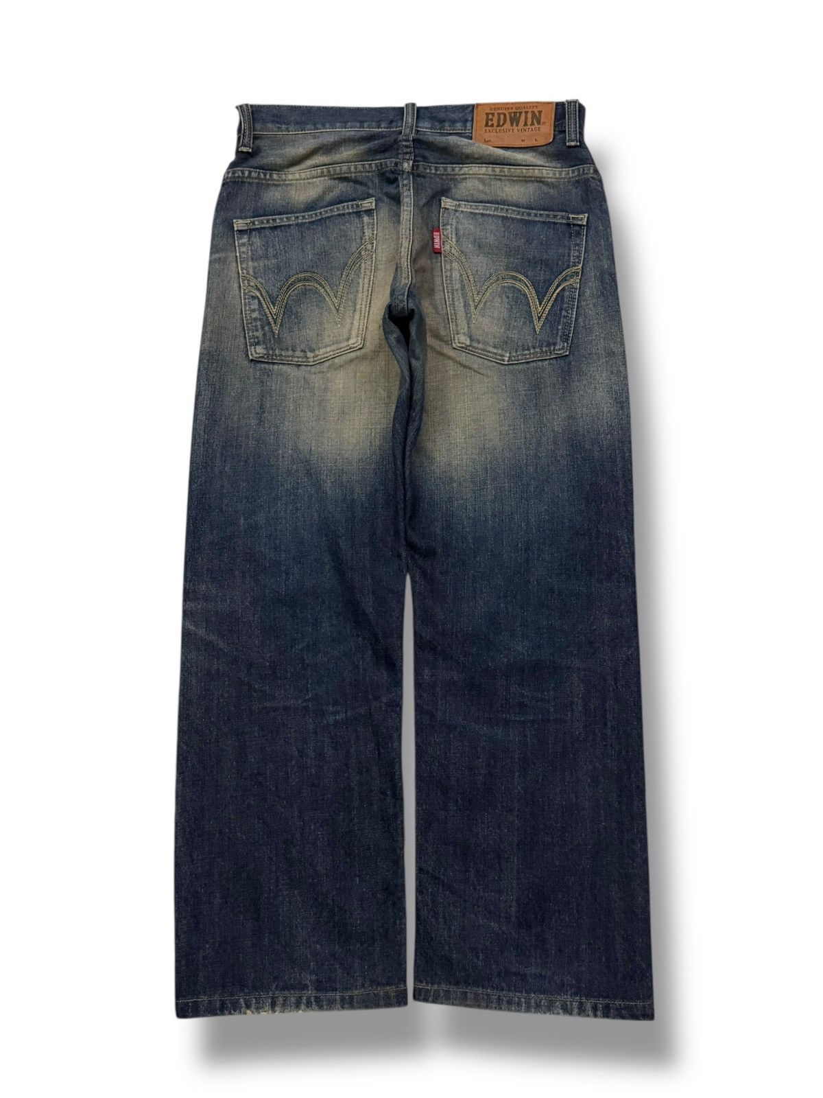 Edwin EDWIN EX404 Exclusive Vintage Japanese Denim Jeans | W32 Size US 34 / EU 50 - 3 Thumbnail