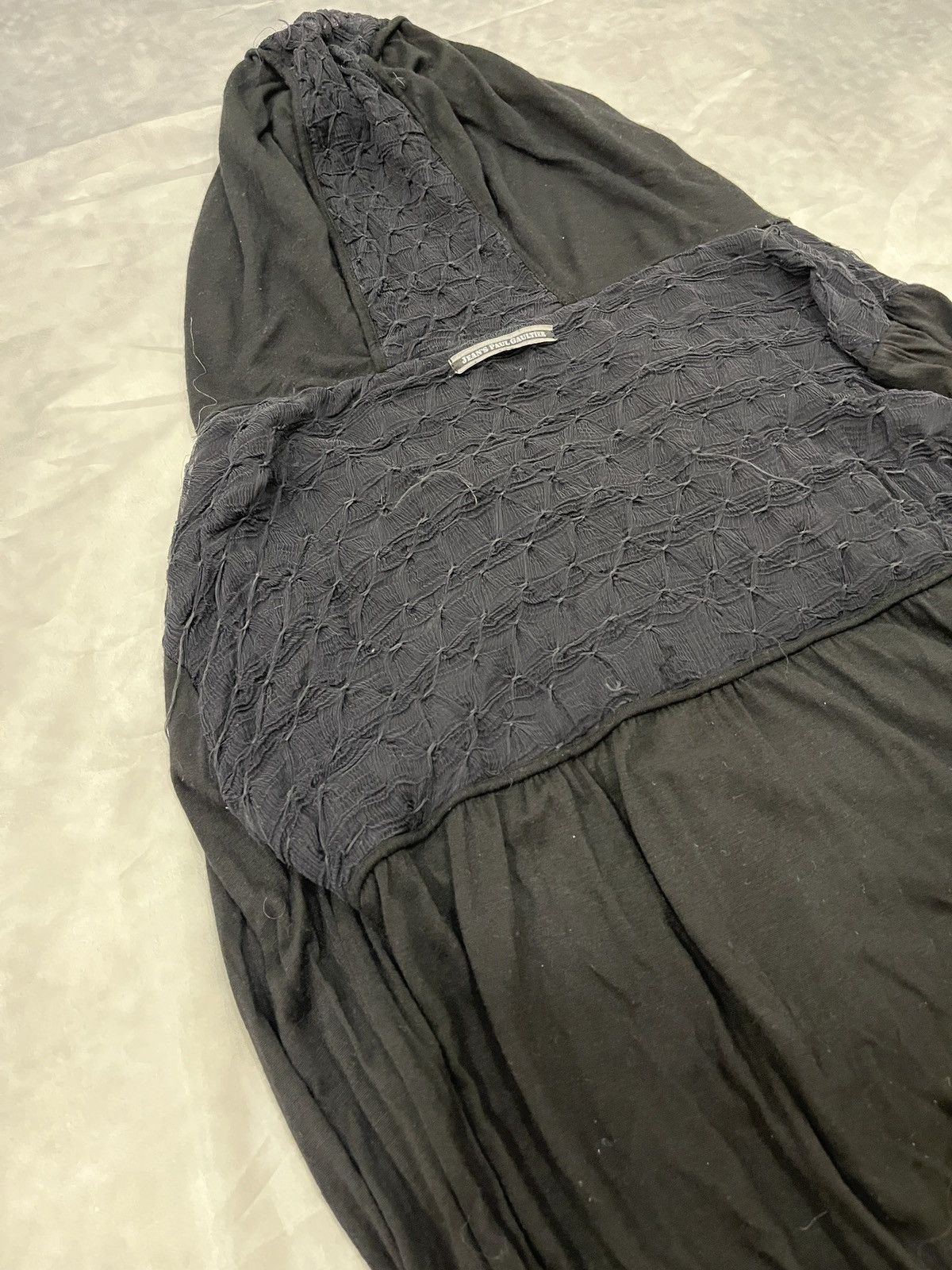 Jean Paul Gaultier Jean Paul Gaultier Textured Lace Structure Zip Hoodie Size L / US 10 / IT 46 - 10 Thumbnail