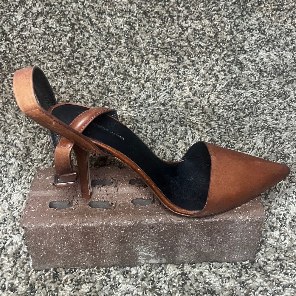 Alexander Wang Alexander Wang Leather Stilettos Heel Pumps Brown Women's 9 Size US 9 / IT 39 - 4 Thumbnail