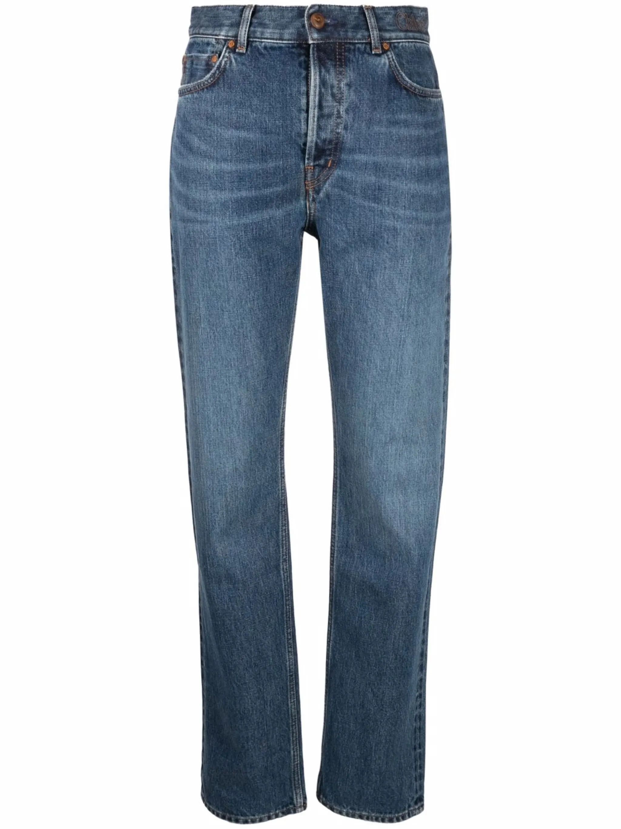 Chloe o1y0825 Denim Pant in Blue Size 28" / US 6 / IT 42 - 1 Thumbnail