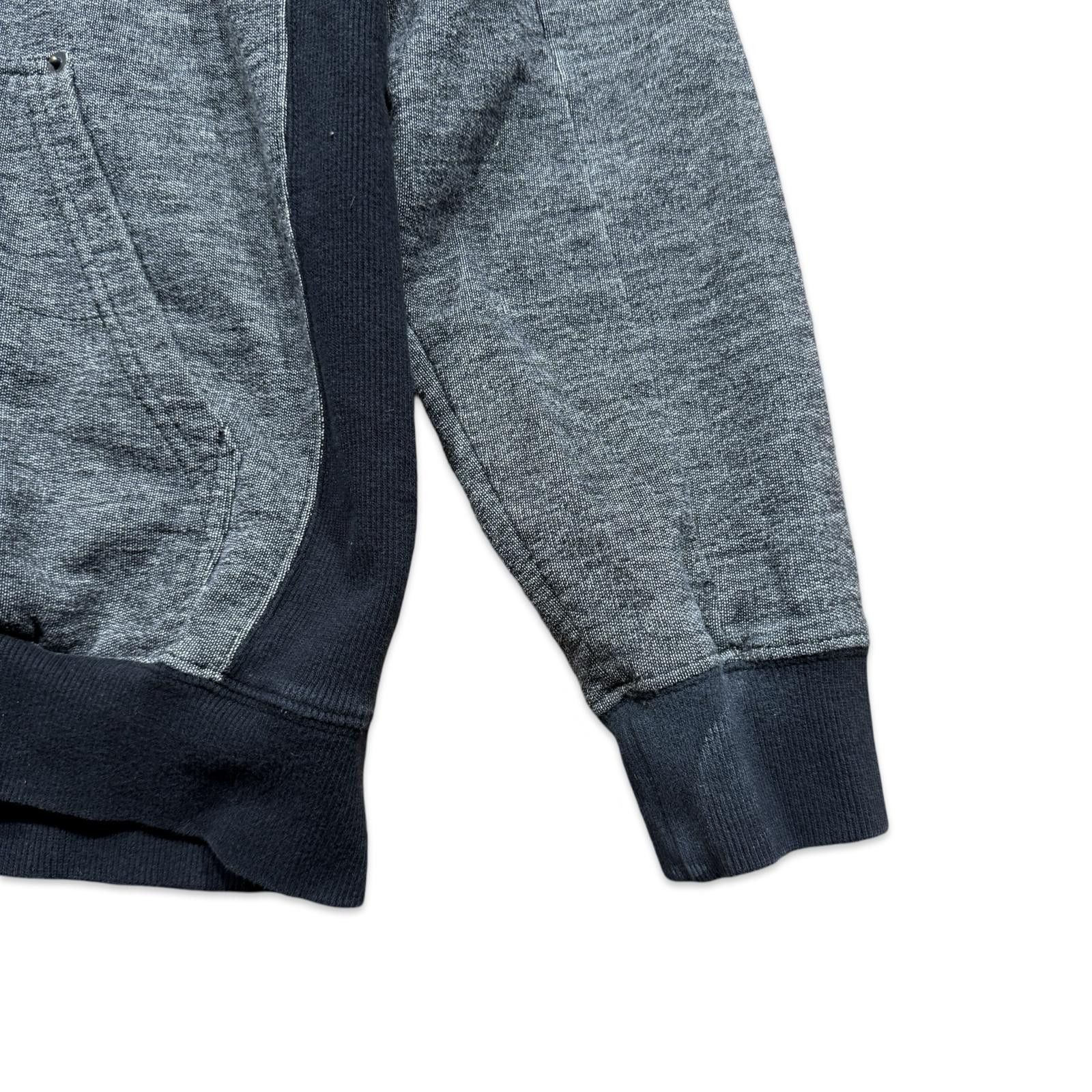 LRG LRG Y2K Embroidered Gray Color Block Zip Up Hoodie Size US M / EU 48-50 / 2 - 3 Thumbnail
