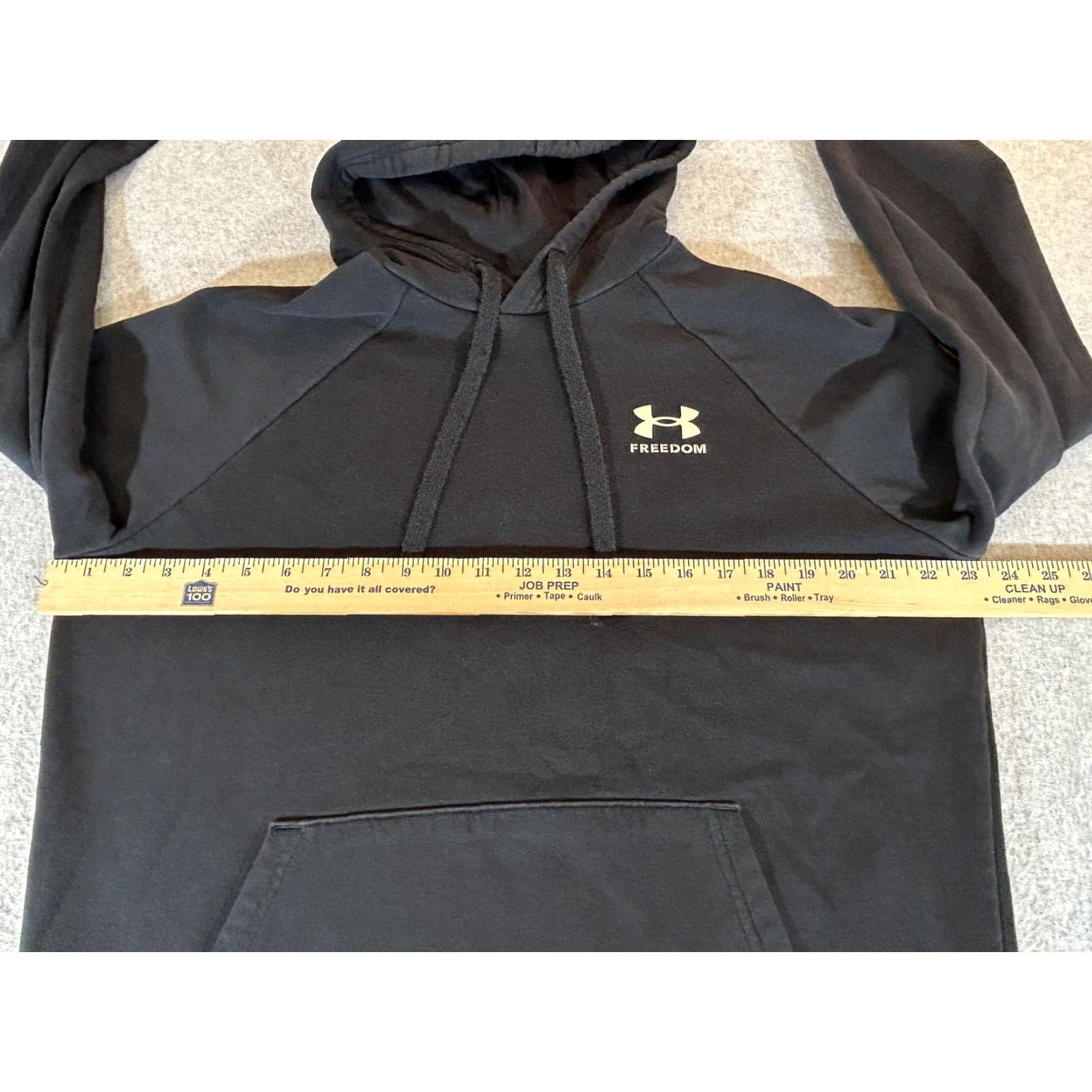 Under Armour Under Armour Hoodie Mens Medium Black Freedom Flag Pullover Fleece Sweatshirt UA Size US M / EU 48-50 / 2 - 5 Thumbnail
