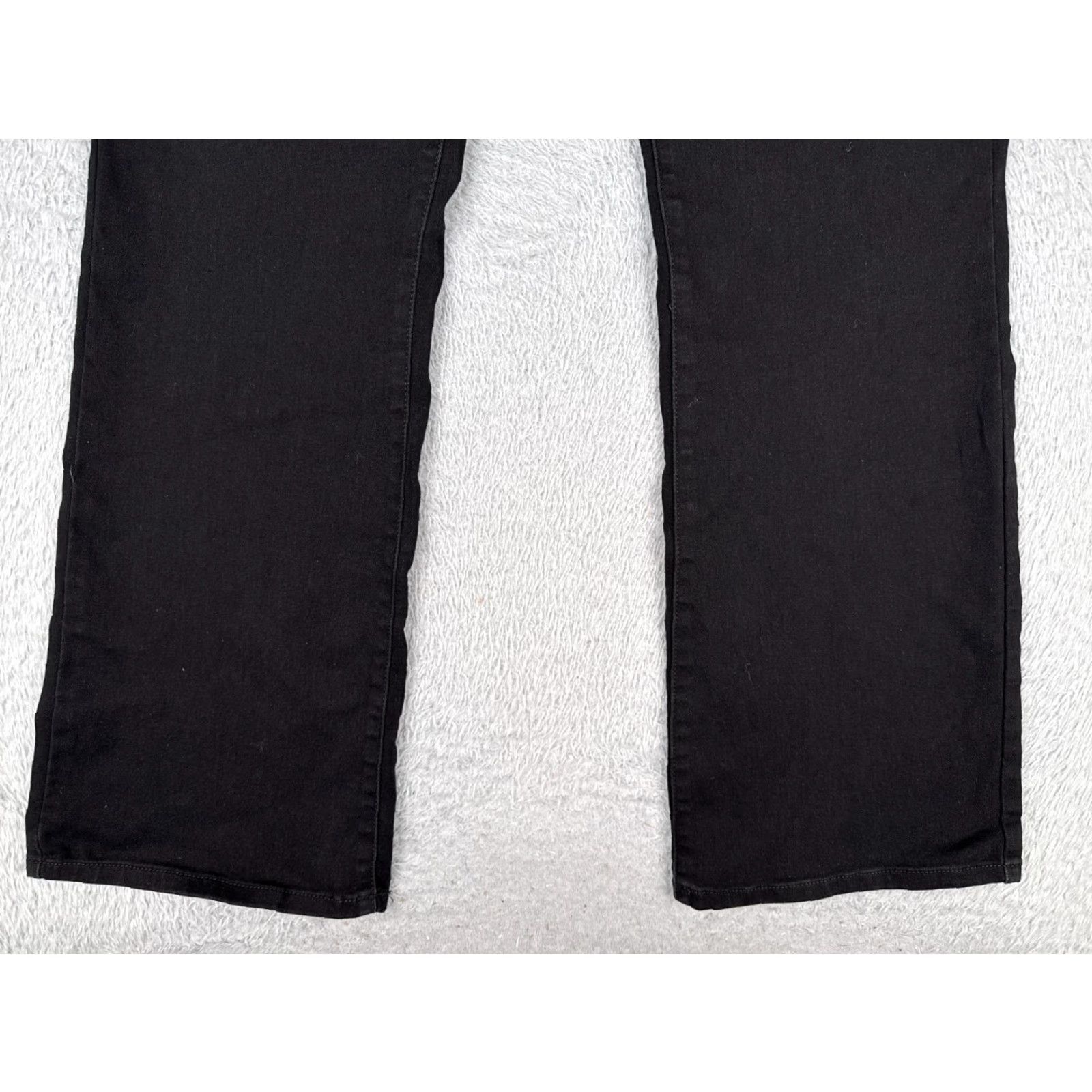 Vintage No Boundaries Jeans Juniors 17 Black Denim Bootcut Mid Rise Cotton Blend 32x31 Womens Jeans Retro Western 90s Mens Girls Size 38" / US 16 / IT 52 - 2 Thumbnail