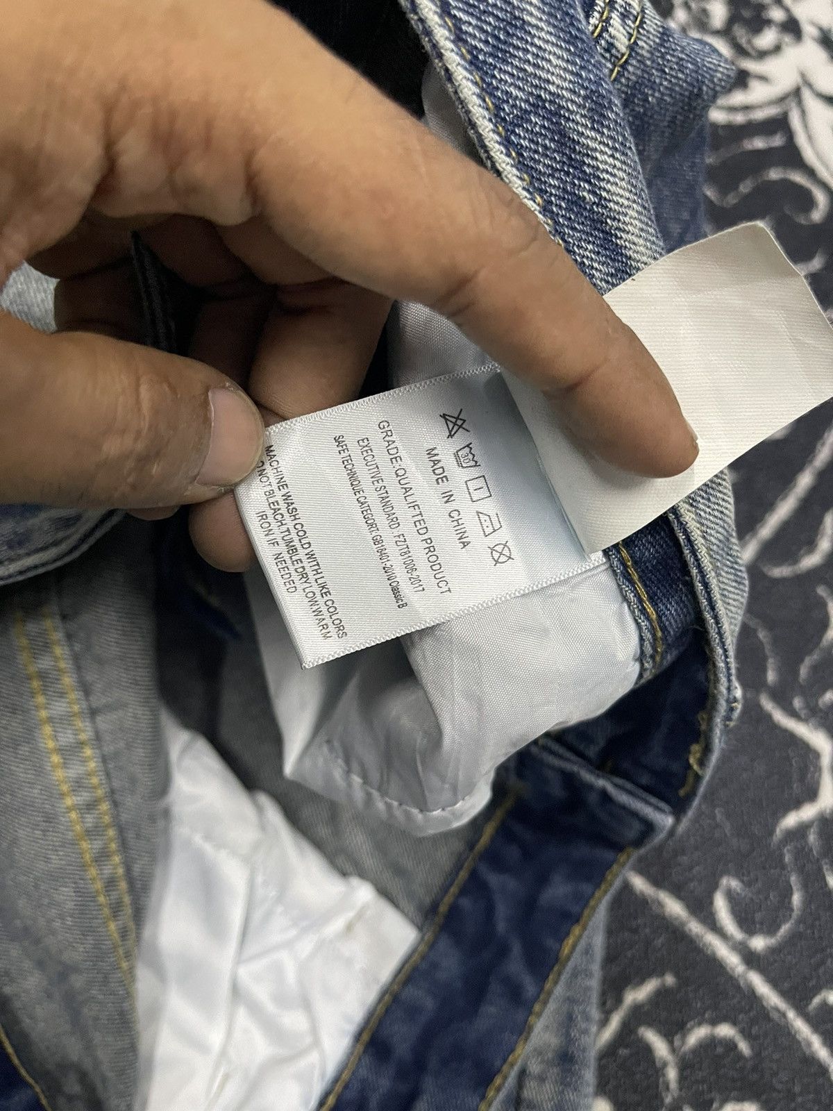 If Six Was Nine HYSTERIC GLAMOUR INSPIRED JAPANESE UNBRAND DENIM DISTRESSED Size US 33 - 8 Thumbnail