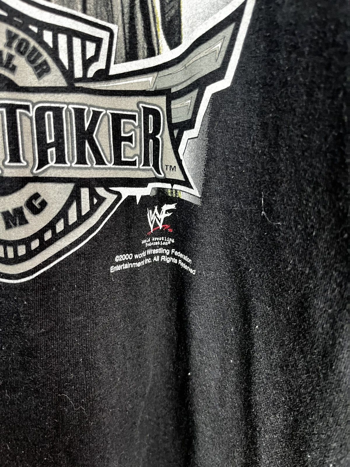 Vintage × WWE × WWF WWF T-shirt Undertaker vintage 2001 Size US L / EU 52-54 / 3 - 7 Thumbnail