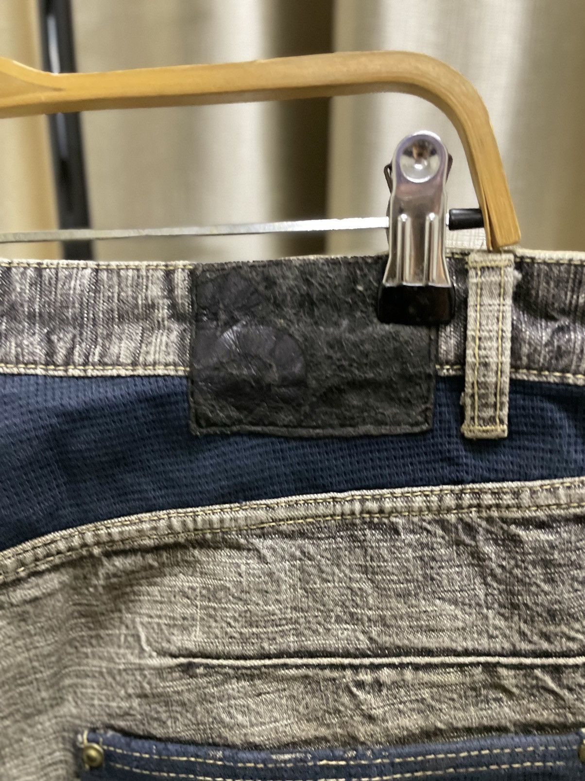 Japanese Brand × Vintage SCANNER FUNDAMETAL PRODUCT REBUILT KAPITAL DENIM Size US 34 / EU 50 - 8 Thumbnail