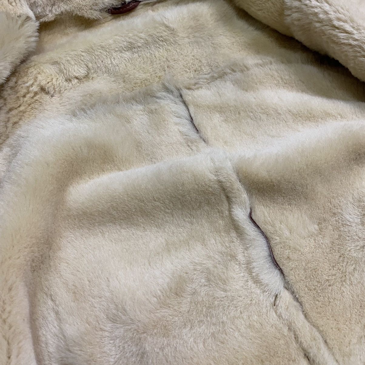 Handmade Massini Fur Faux double breasted cropped leather jacket Size US M / EU 48-50 / 2 - 12 Thumbnail
