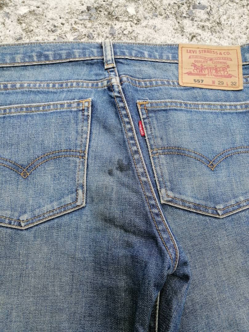 Levi's × Levi's Vintage Clothing Levi's Strauss 557 Bootcut Fly Button Denim Jeans Size 30" / US 8 / IT 44 - 3 Thumbnail