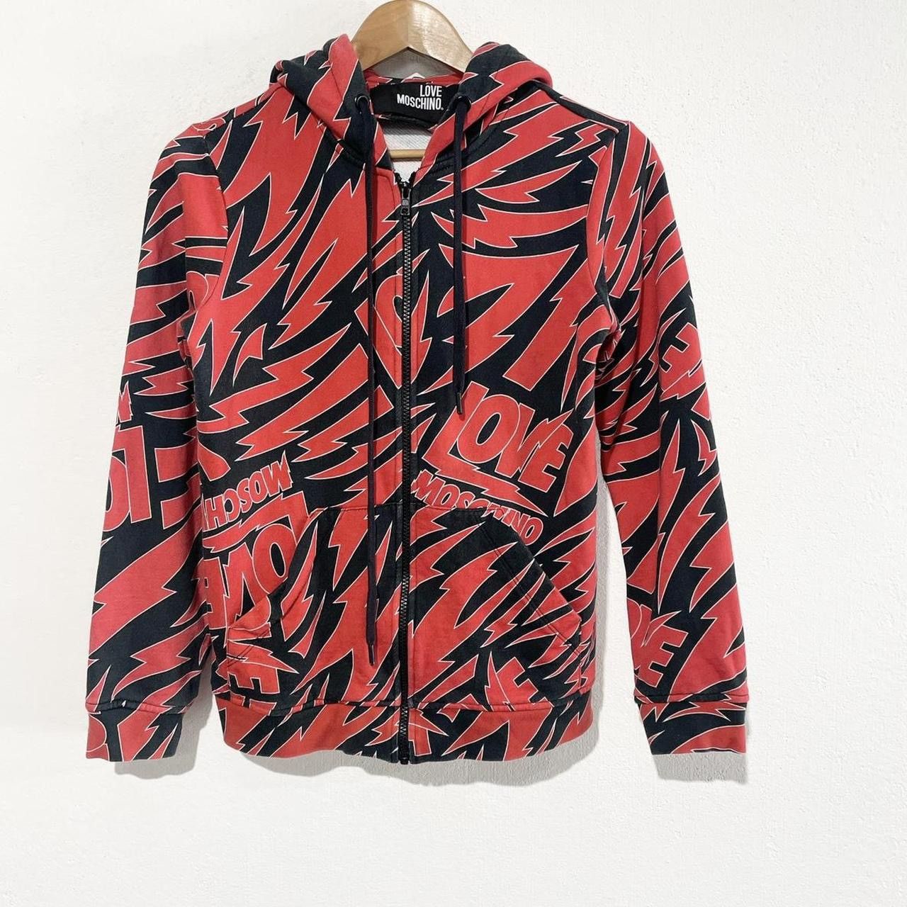 Moschino LOVE MOSCHINO all over print hoodie Size S / US 4 / IT 40 - 1 Thumbnail