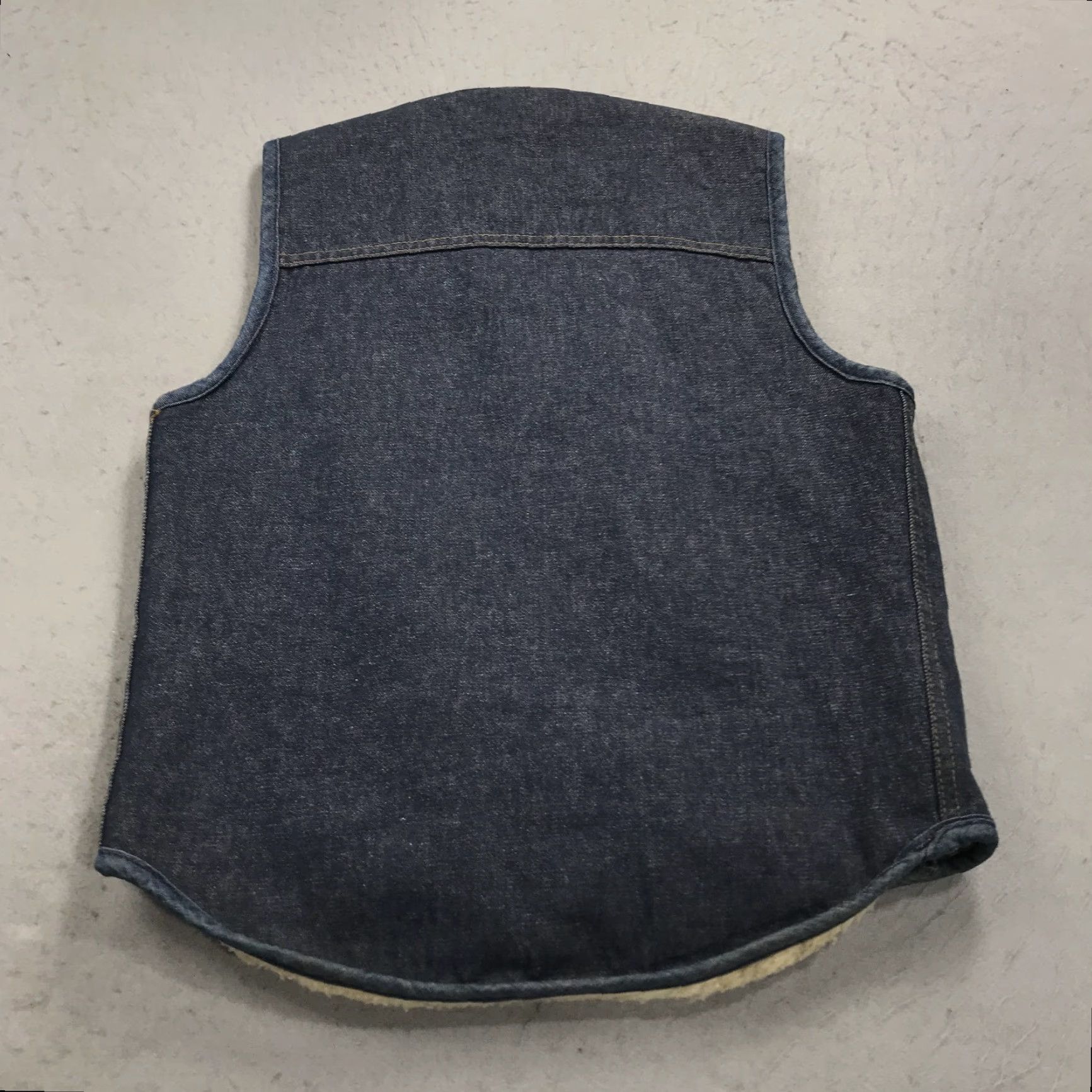 Sears VINTAGE Sears Vest Mens M Blue Denim Sherpa Western USA 80s Bomber Jacket Lined Workwear Casual Mens Size US M / EU 48-50 / 2 - 6 Thumbnail